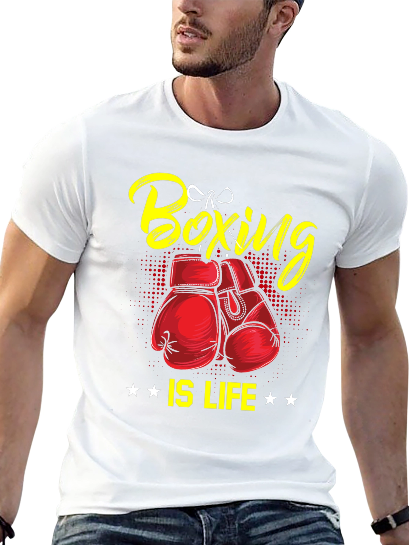 Black Boxing is Life Graphic T-Shirt view 13