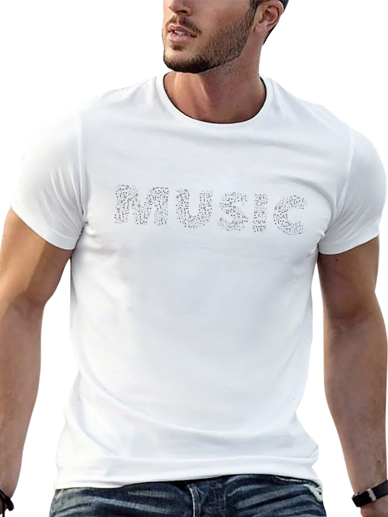 Black Music Graphic Tee - Soft Cotton Blend view 13