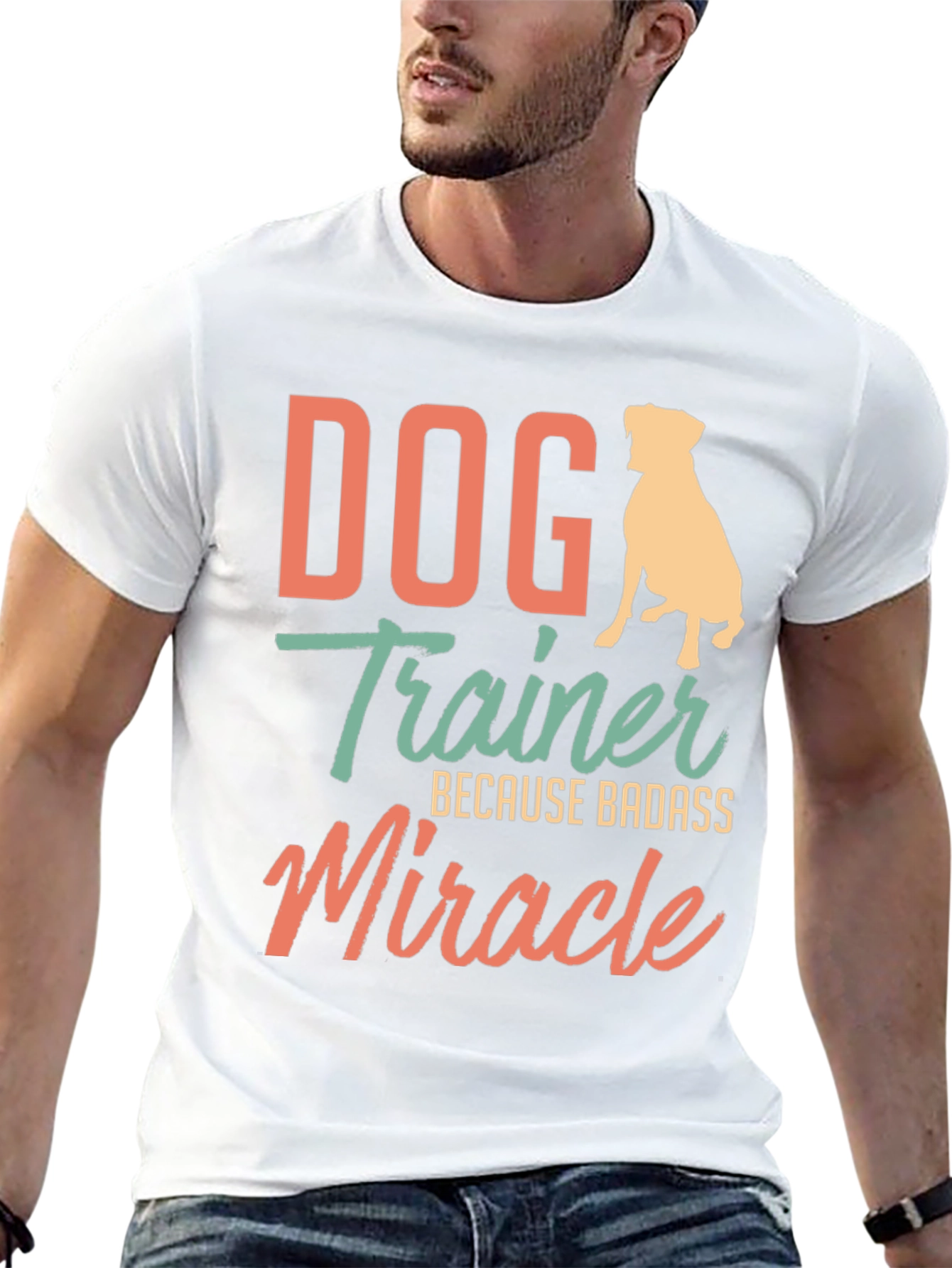 Black Dog Trainer Badass Miracle T-Shirt view 13