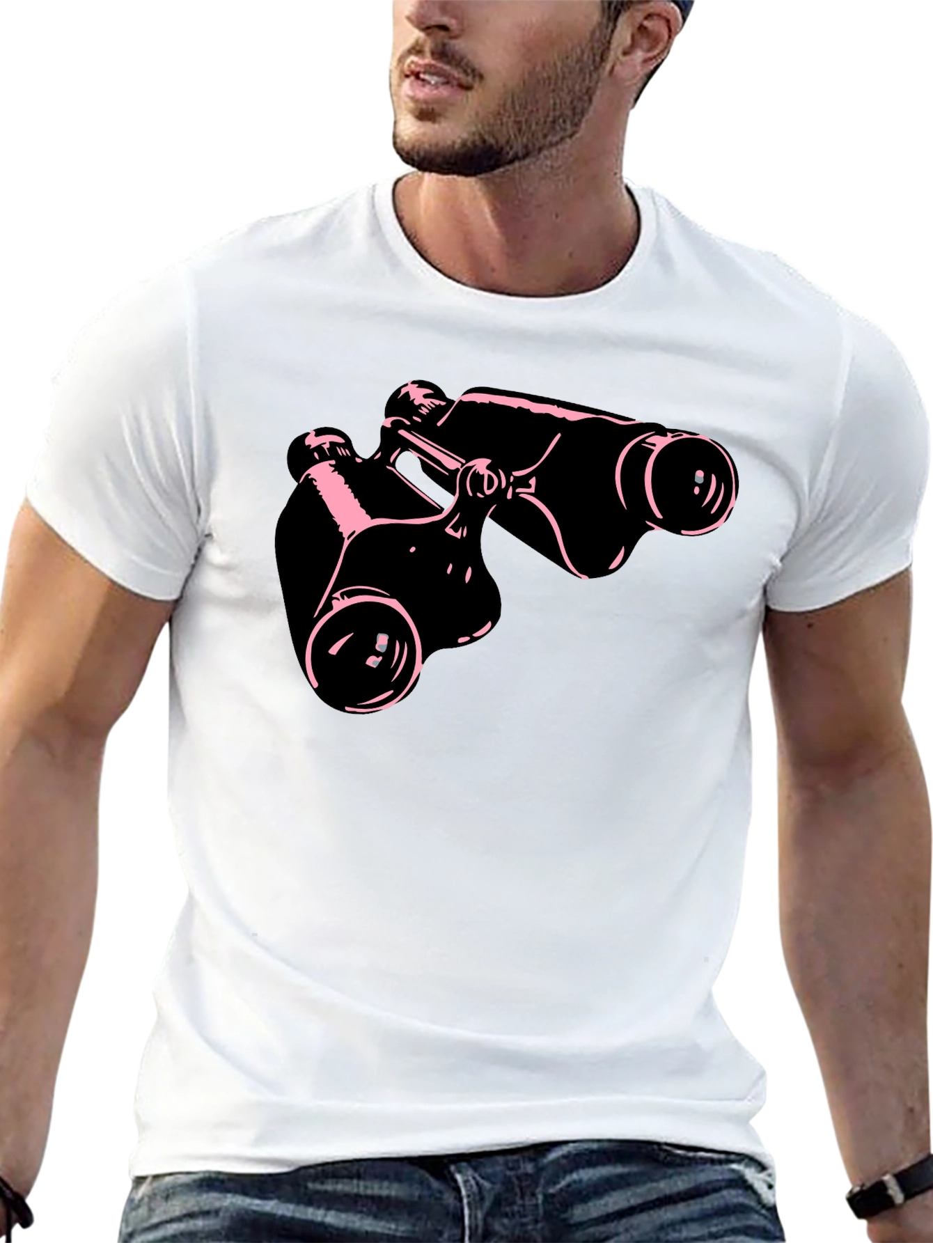 Black Binocular Graphic Tee - See the World! view 13
