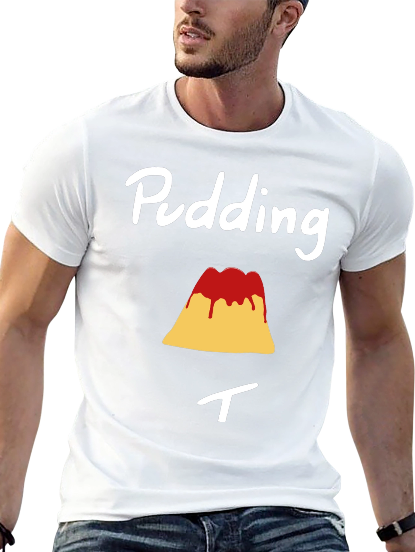 Black Pudding T-Shirt Funny Dessert Graphic Tee view 13