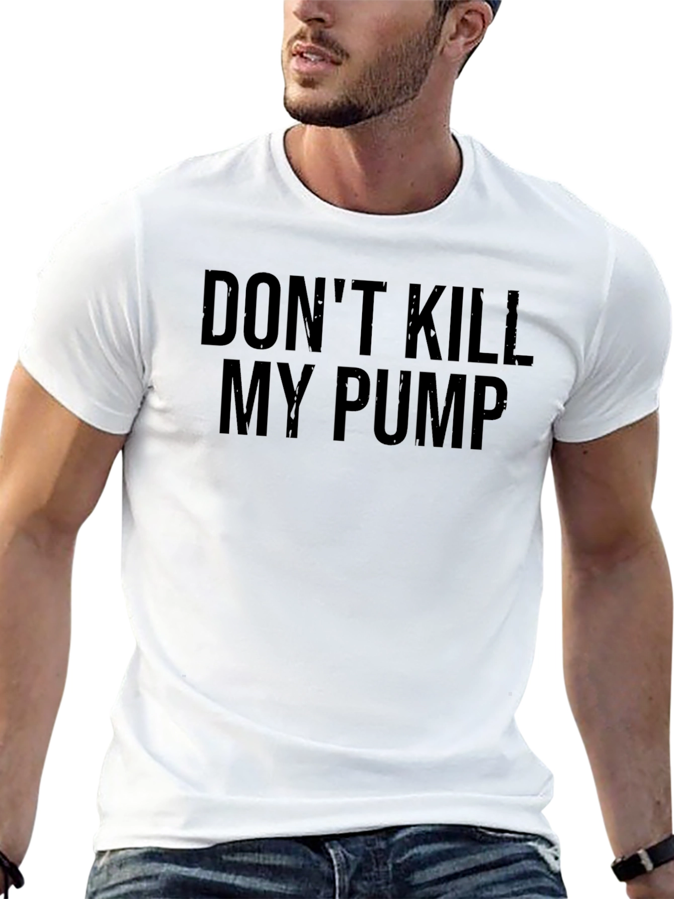 Black Don't Kill My Pump T-Shirt view 13