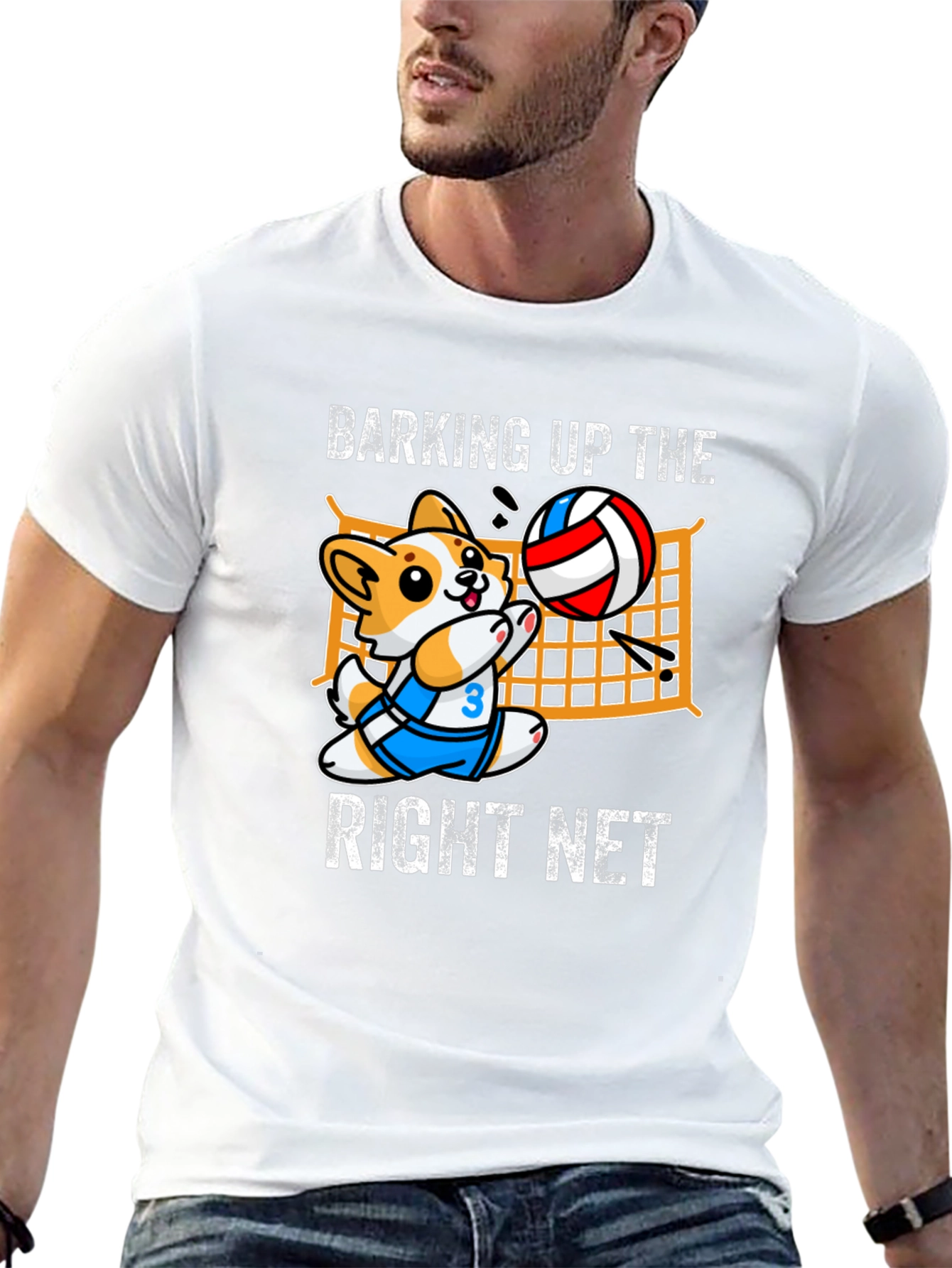 Black Barking Up the Right Net T-Shirt view 13