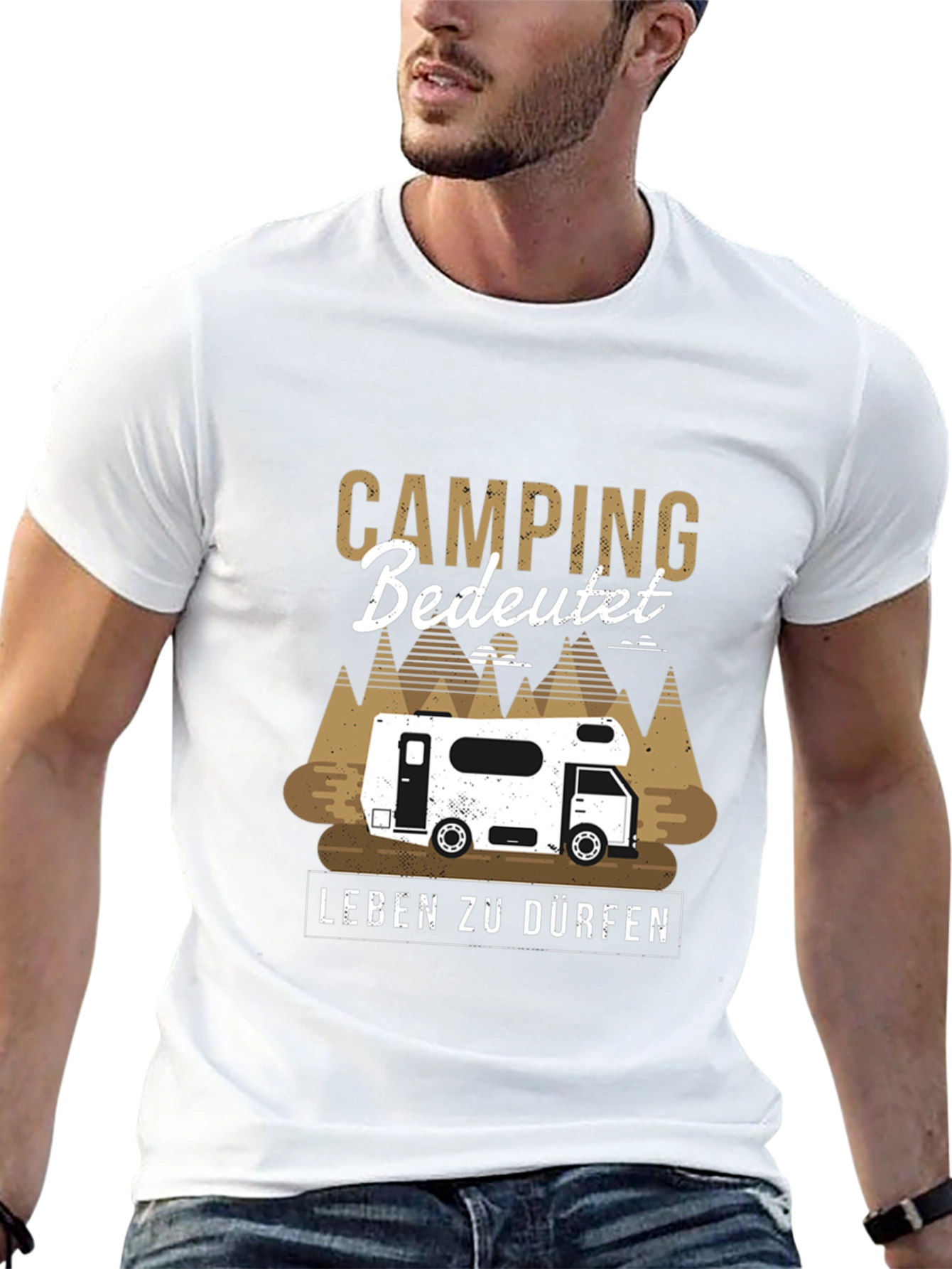 Black Camping bedeutet Leben zu dürfen T-Shirt view 13