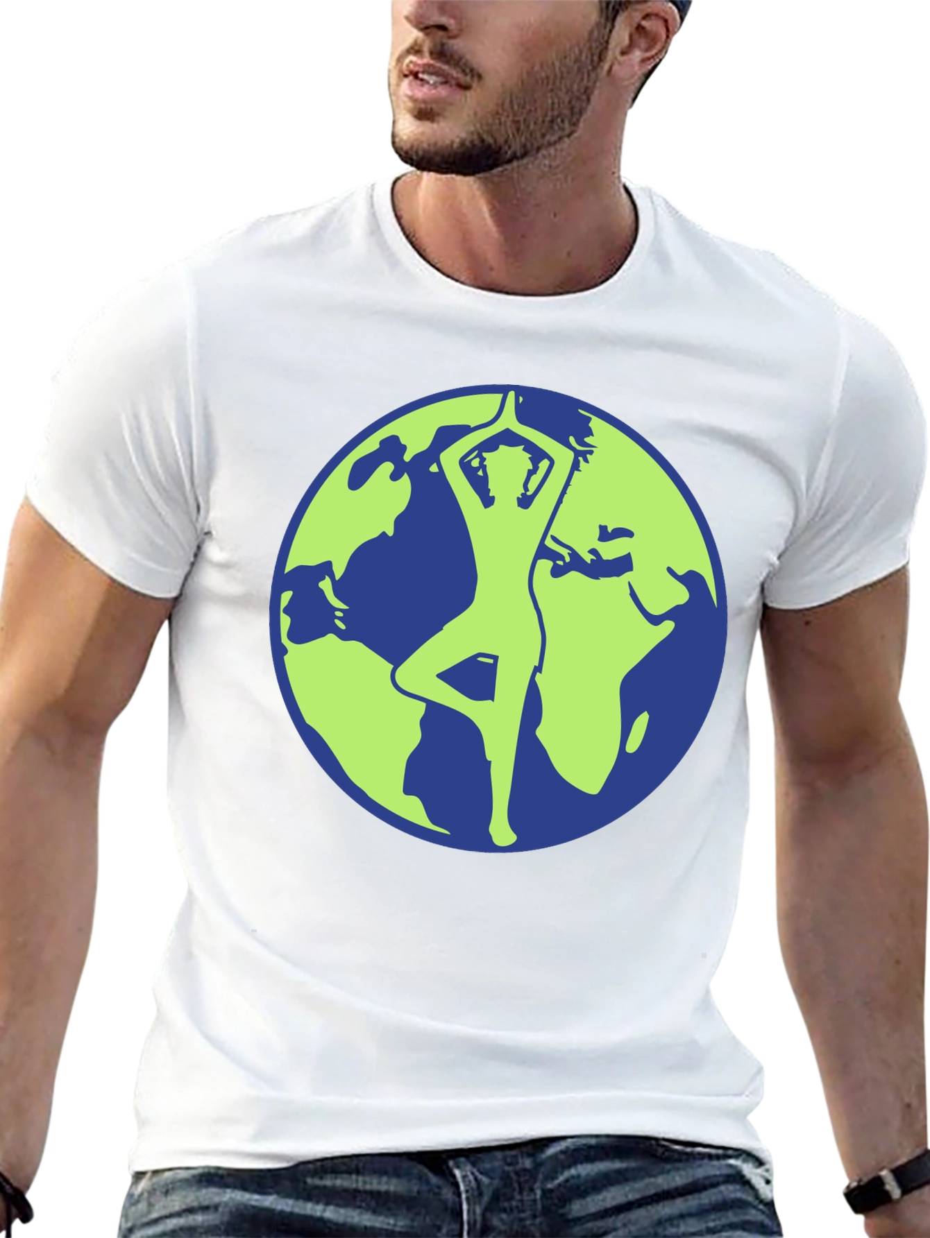 Black Earth Yoga T-Shirt - Balance & Harmony view 13