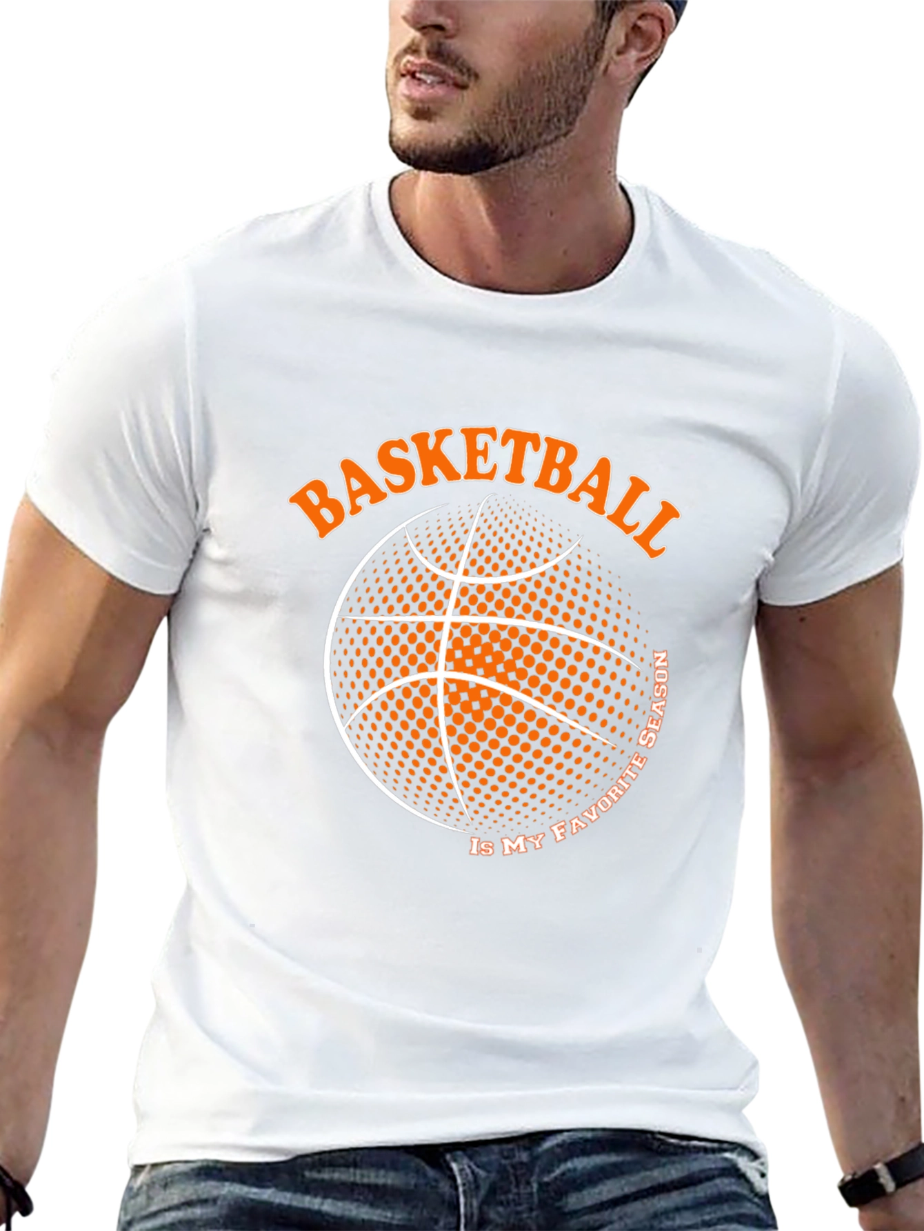 Black Basketball is My Favorite Season T-Shirt view 13