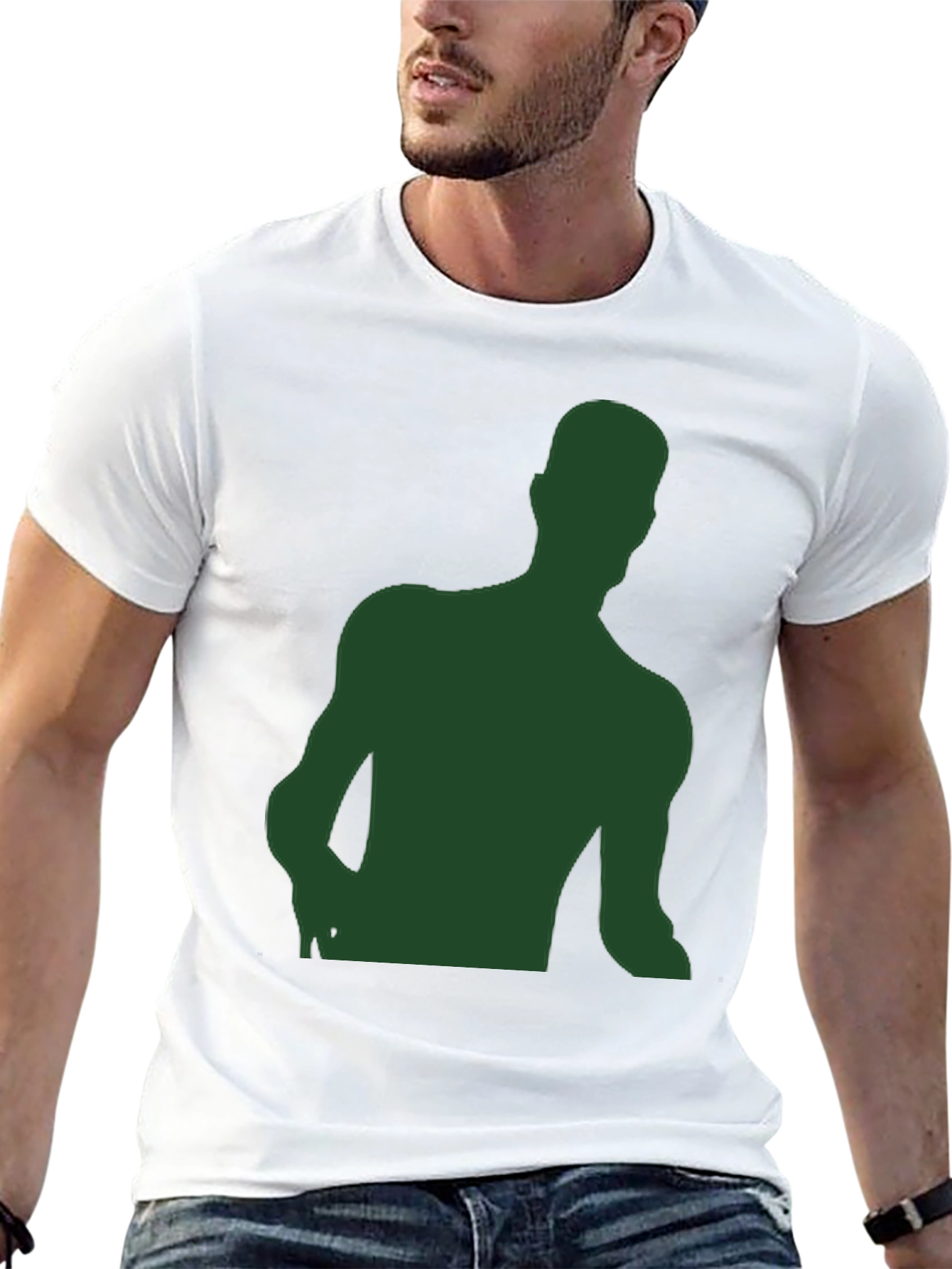 Black Silhouette Graphic Tee - Black view 13