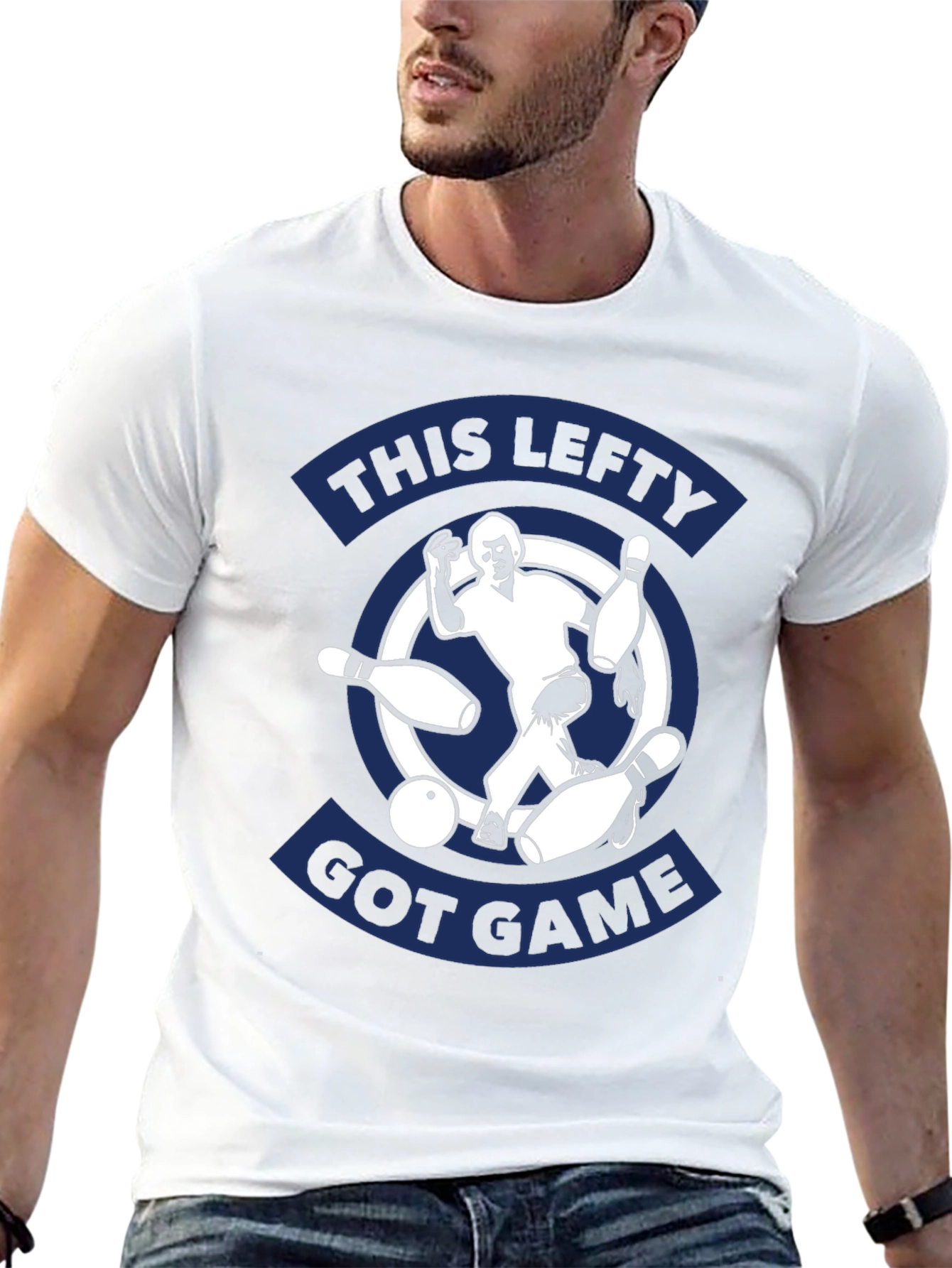 Black Lefty Bowling T-Shirt - Got Game! view 13