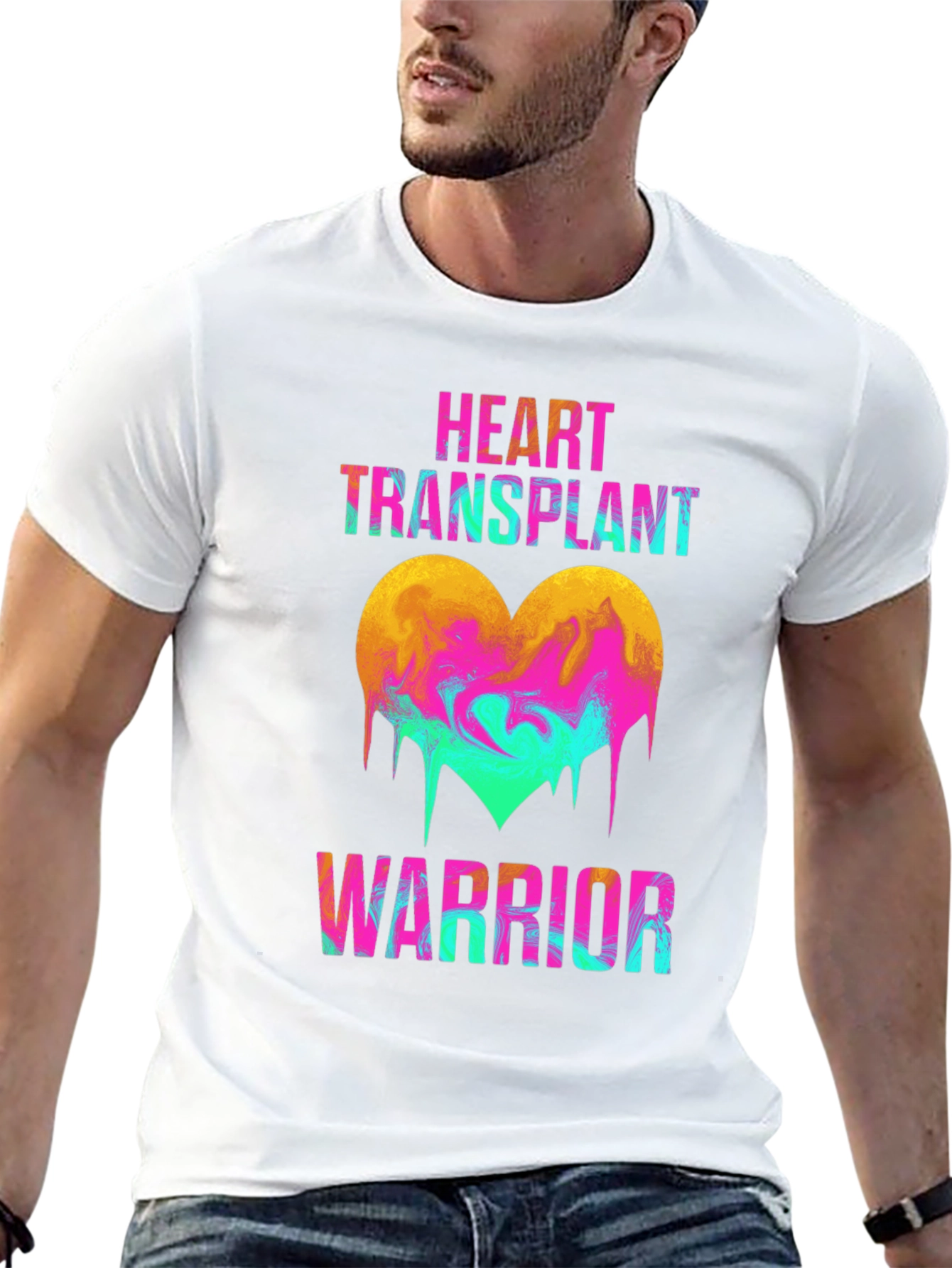 Black Heart Transplant Warrior Graphic Tee view 13
