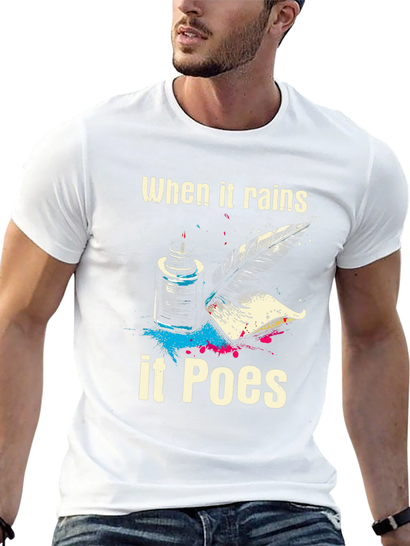 When It Rains It Poes T-Shirt - 13