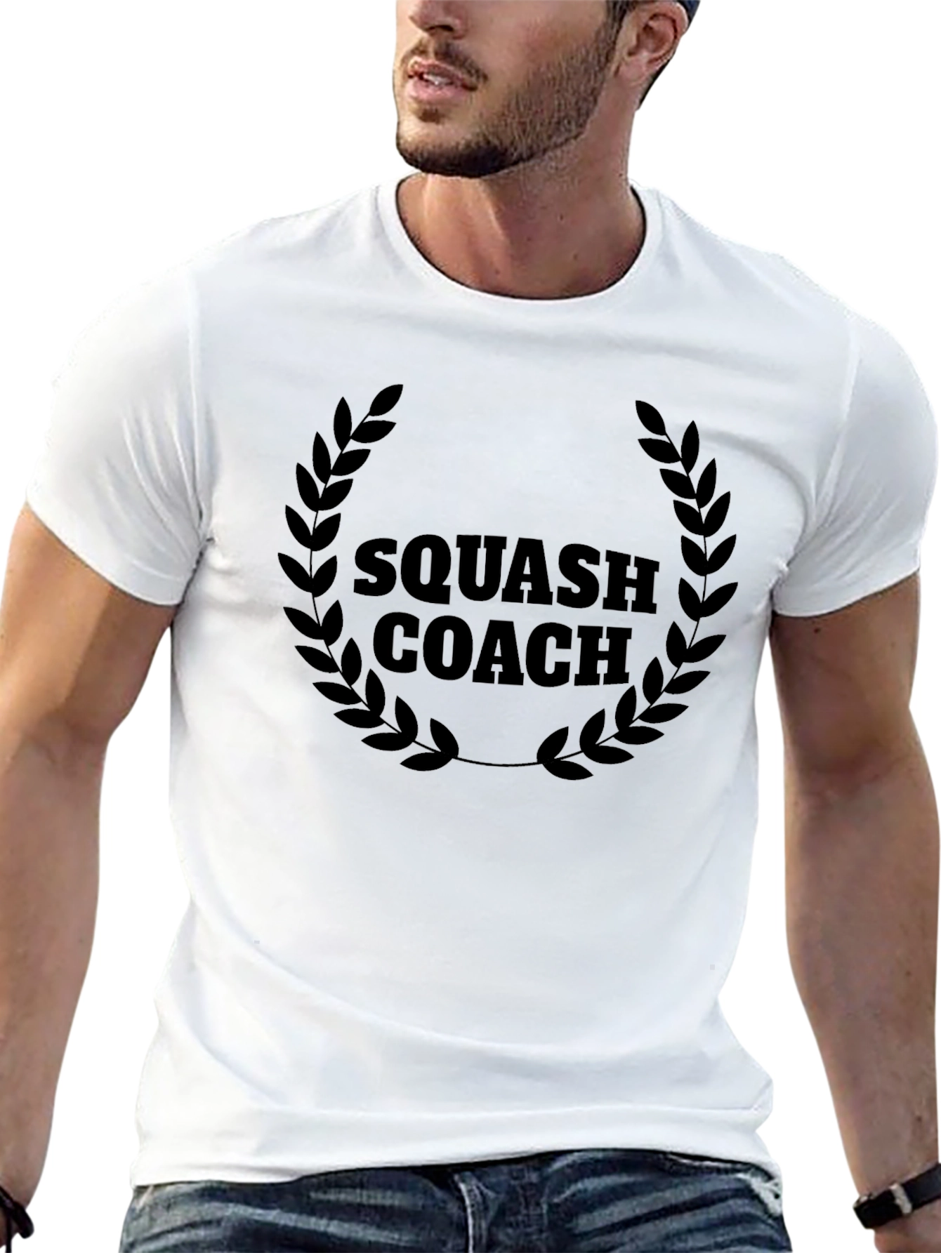 Black Squash Coach T-Shirt - Classic Fit view 13