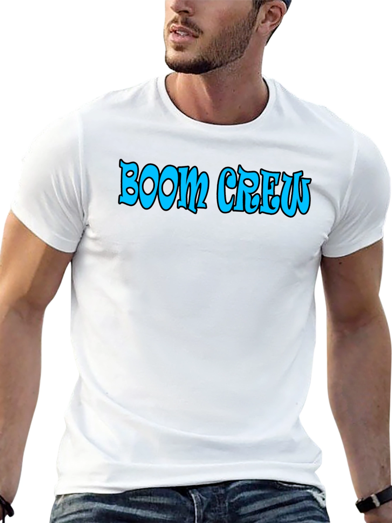 Black Boom Crew Graphic Tee - Black view 13