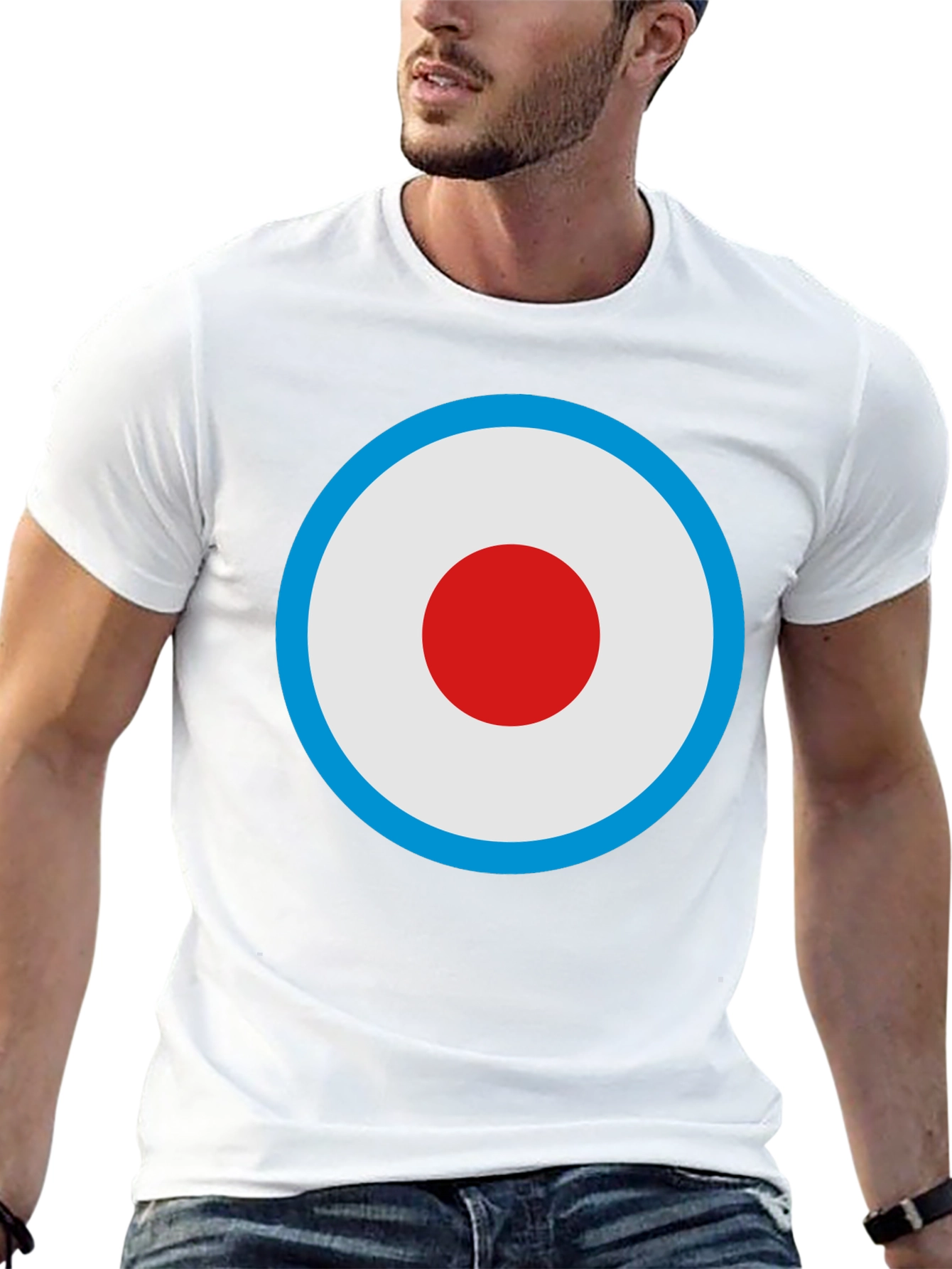 Black Target Logo Tee - Classic Mod Style view 13