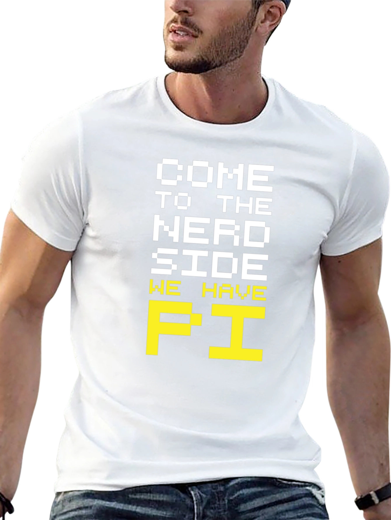 Black Nerd Side PI T-Shirt view 13