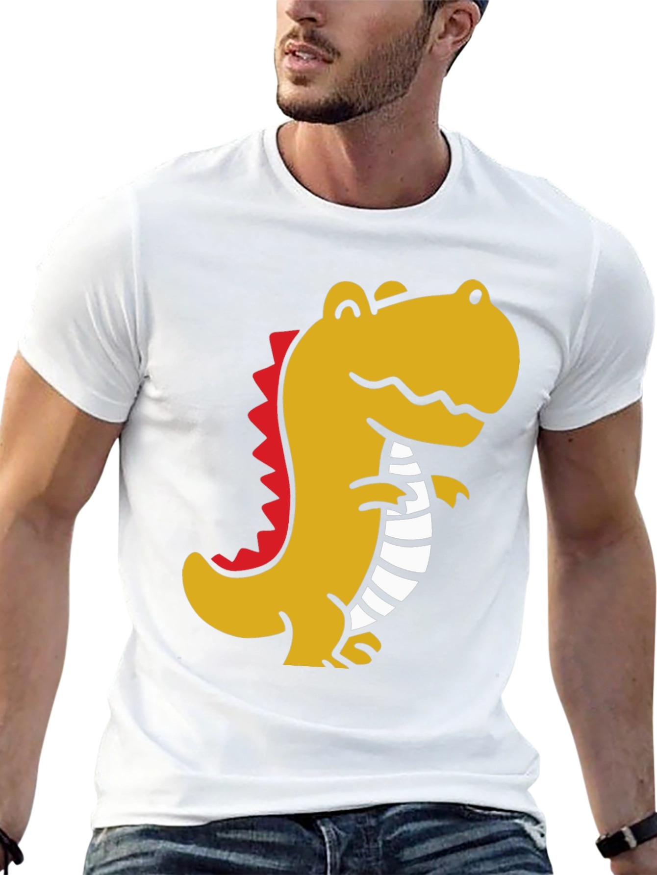 Black Dino Graphic T-Shirt - Stylish Comfort view 13