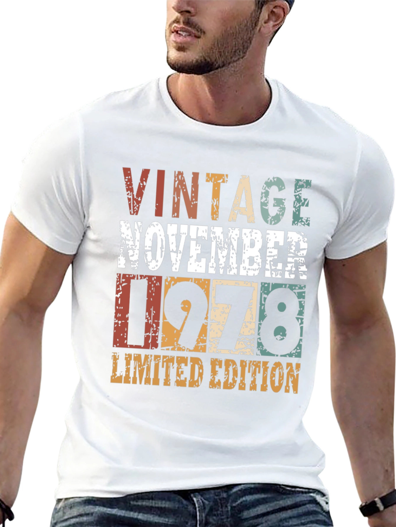 Black Vintage November 1978 Limited Edition T-Shirt view 13