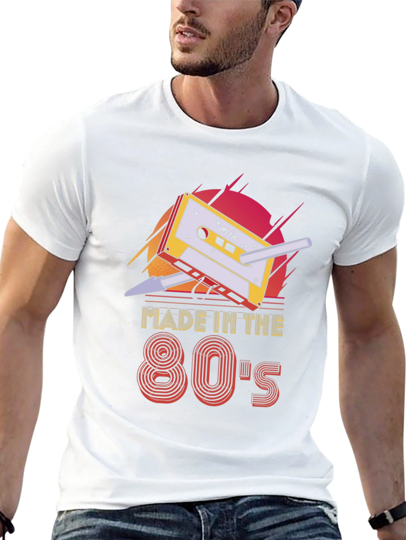 Black Retro 80's Mixtape T-Shirt - Vintage Style view 13