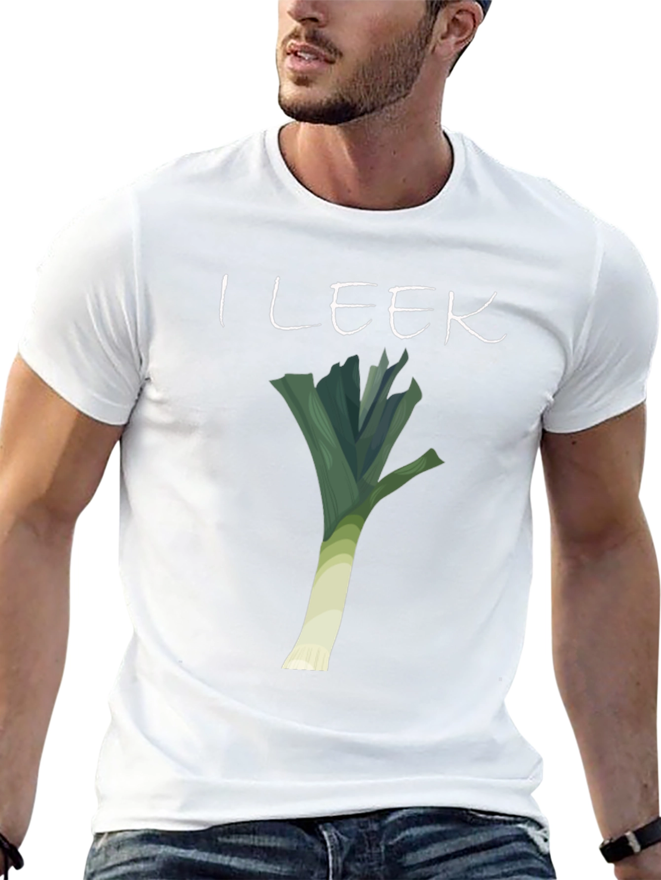 I Leek T-Shirt - Funny Vegetable Pun Tee - 13