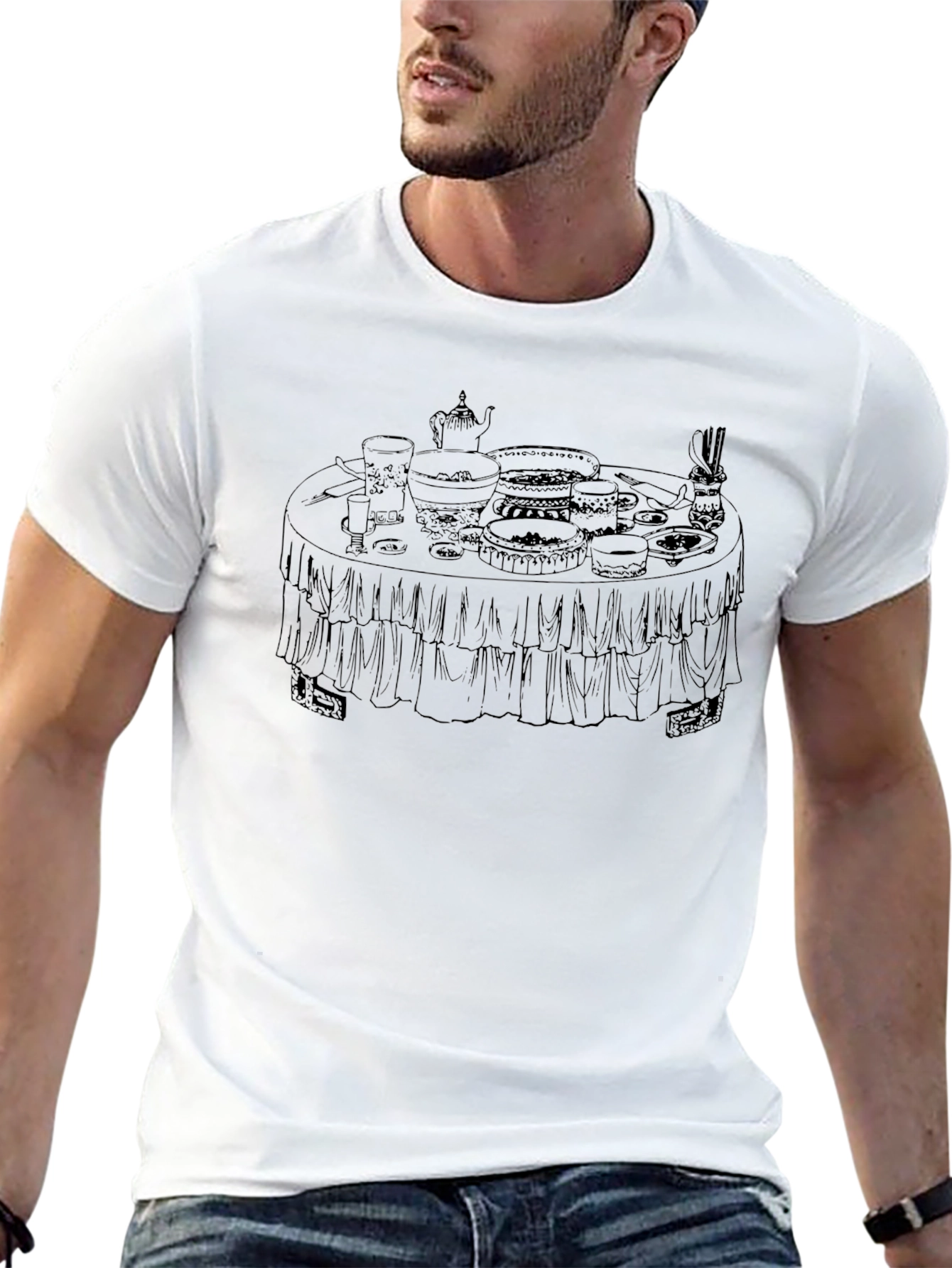 Black Tea Party Graphic Tee - Quirky Style view 13