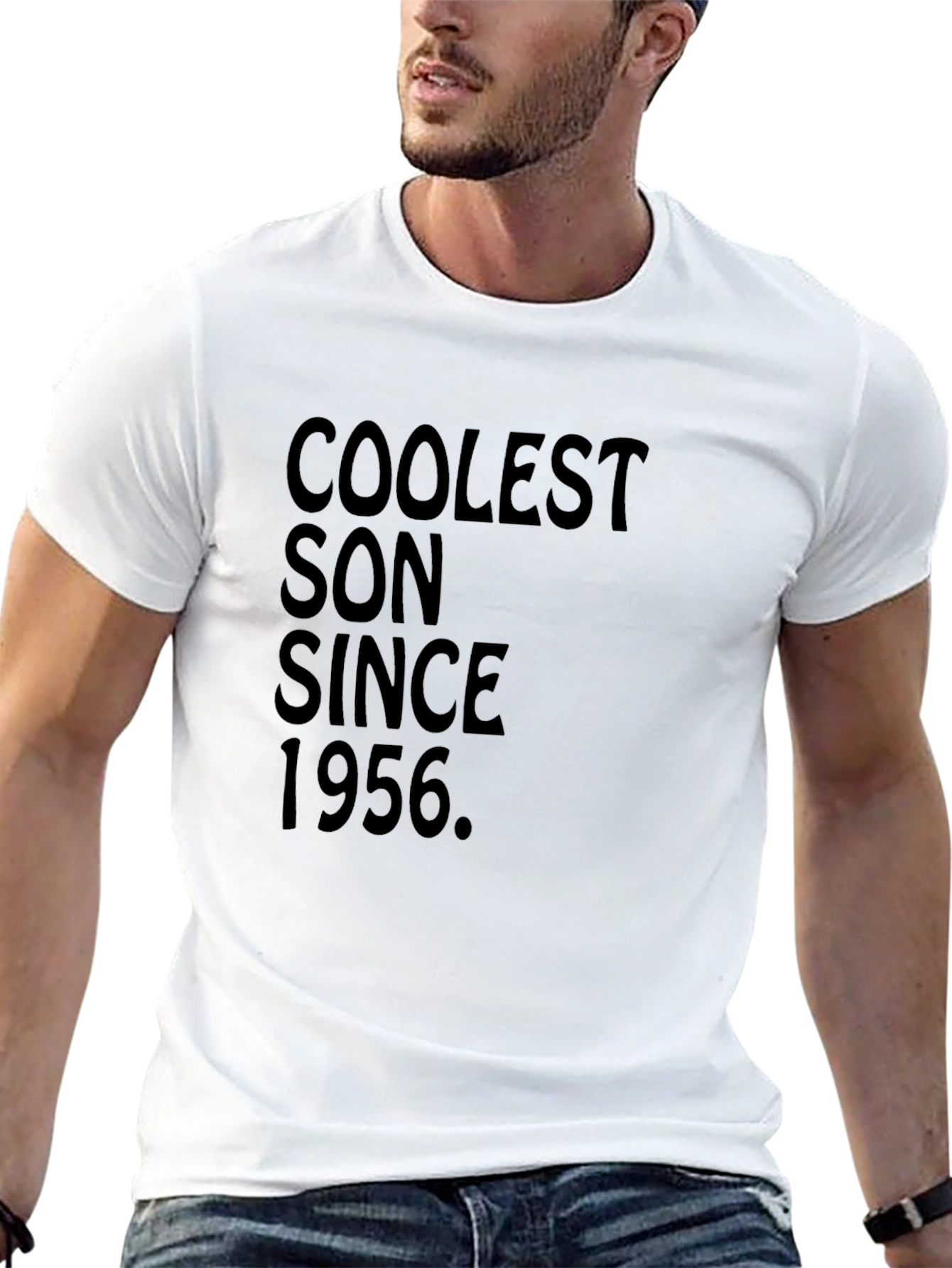 Black Coolest Son Since 1956 Black T-Shirt view 13