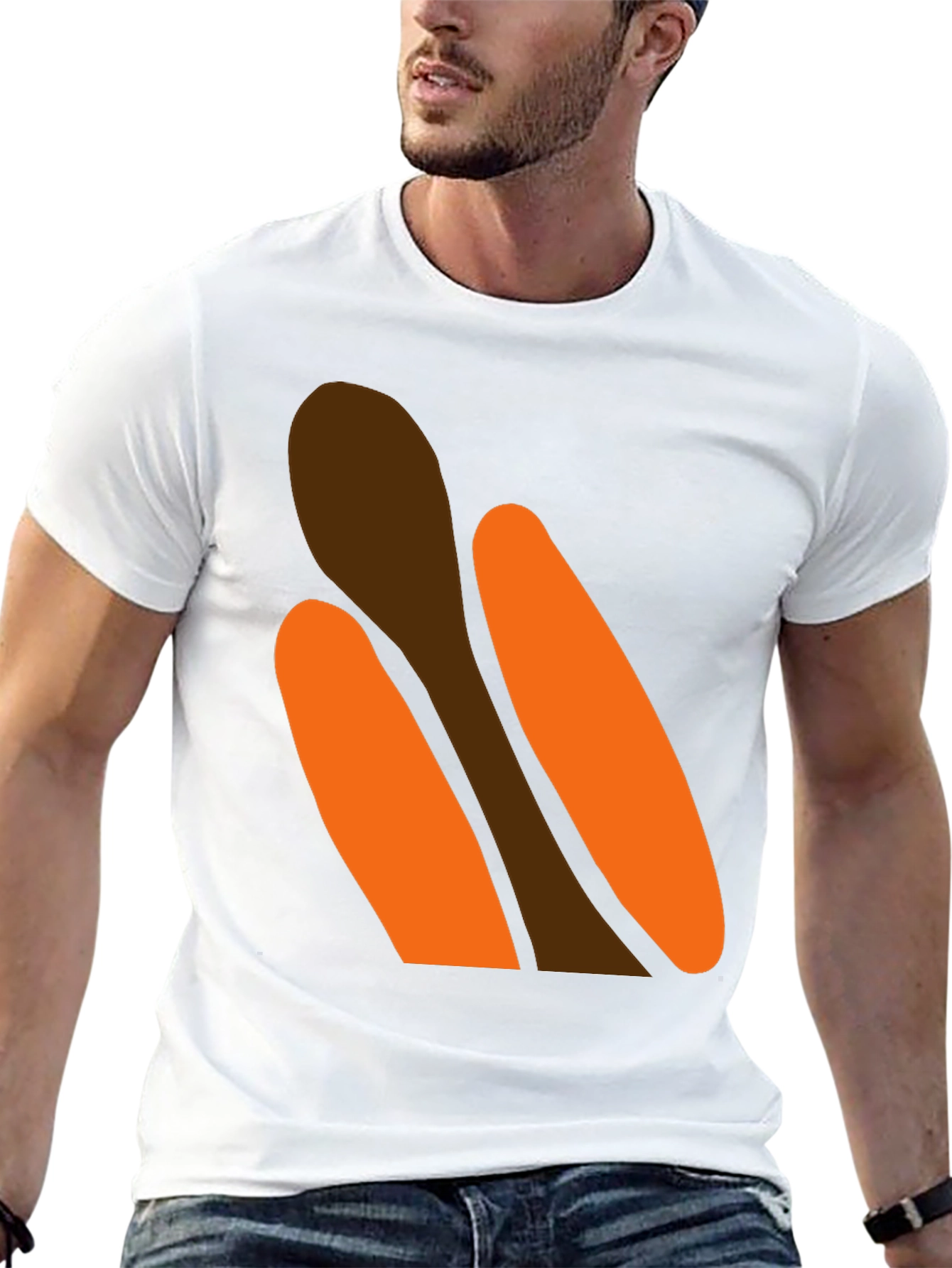 Black Novelty Hot Dog Graphic T-Shirt - Black view 13