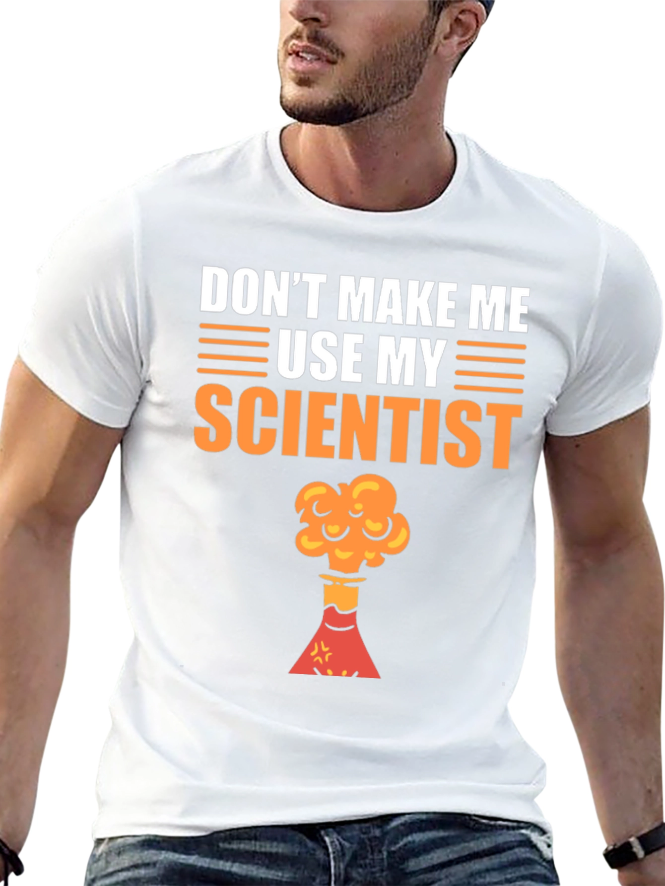 Black Scientist Threat T-Shirt - Funny Science Tee view 13