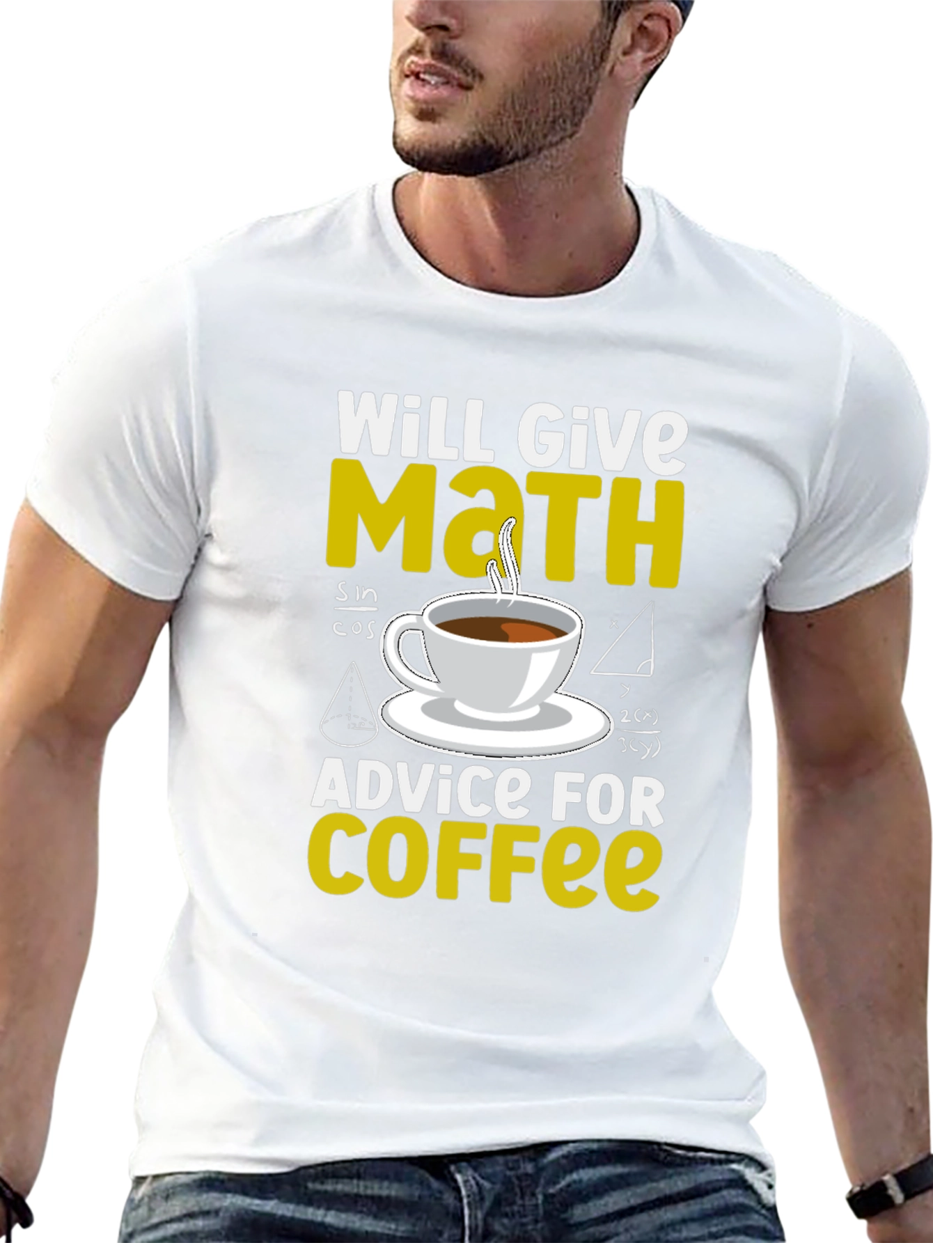 Black Math Advice for Coffee T-Shirt view 13