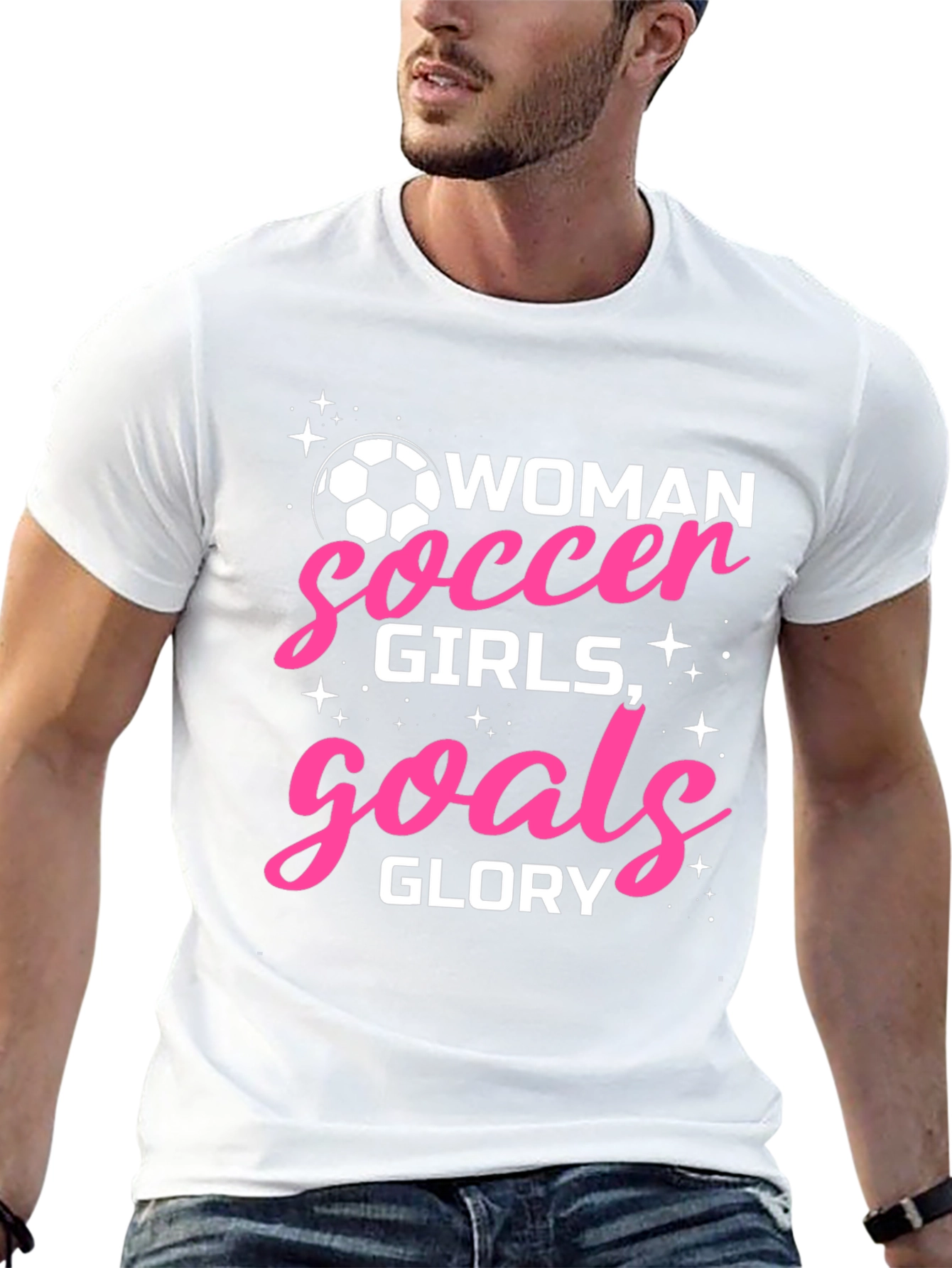 Woman Soccer Girls Goals Glory T-Shirt - 13