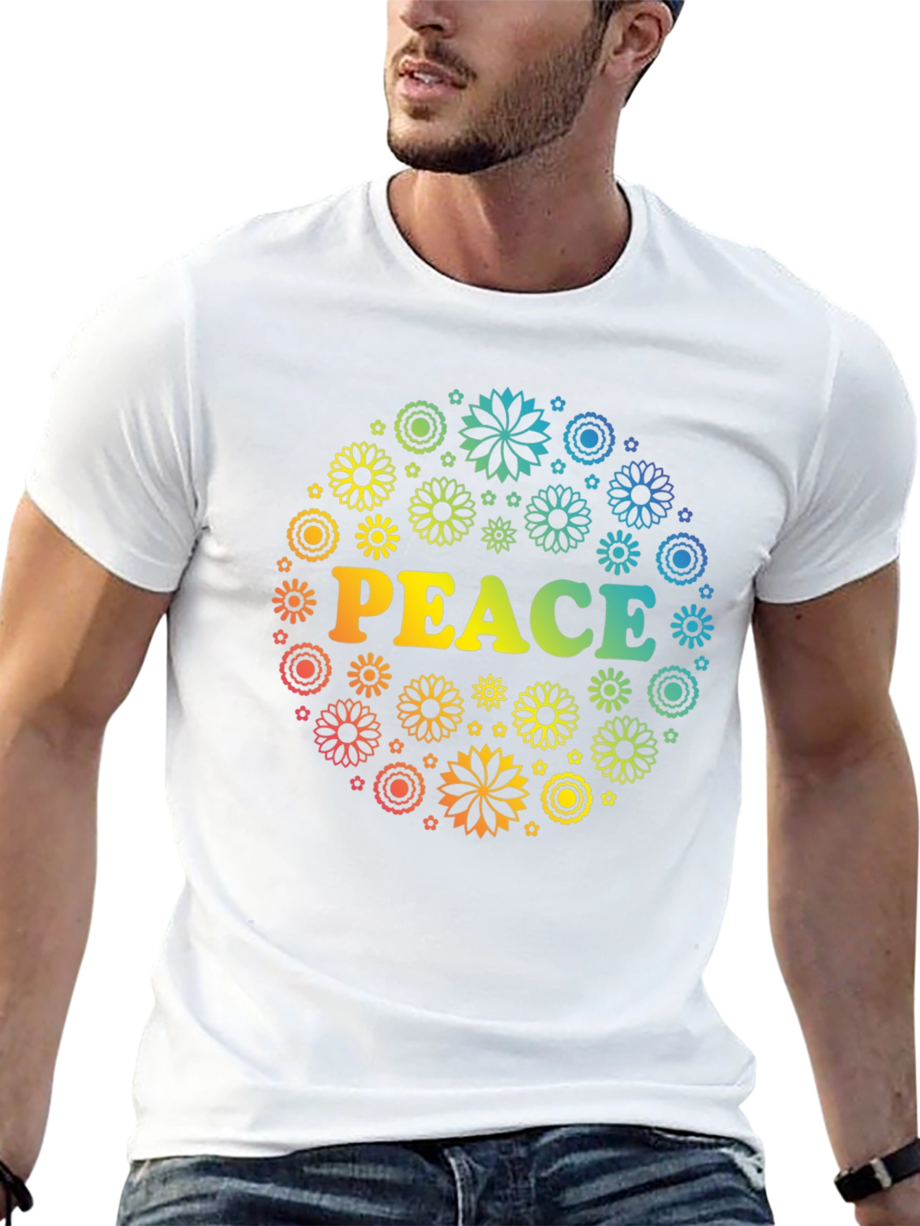 Peace Flower Power T-Shirt - 13