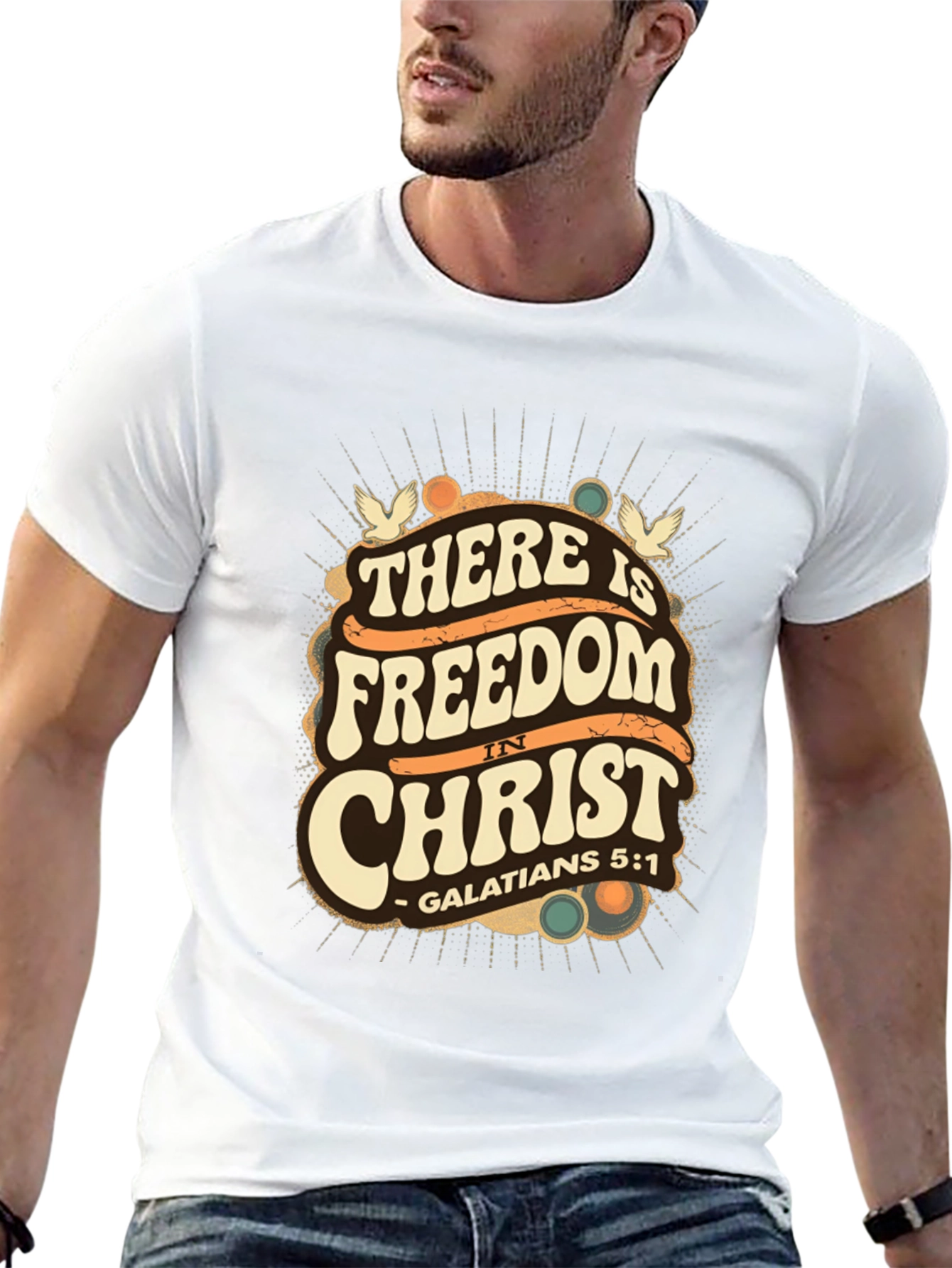There is Freedom in Christ T-Shirt - 13
