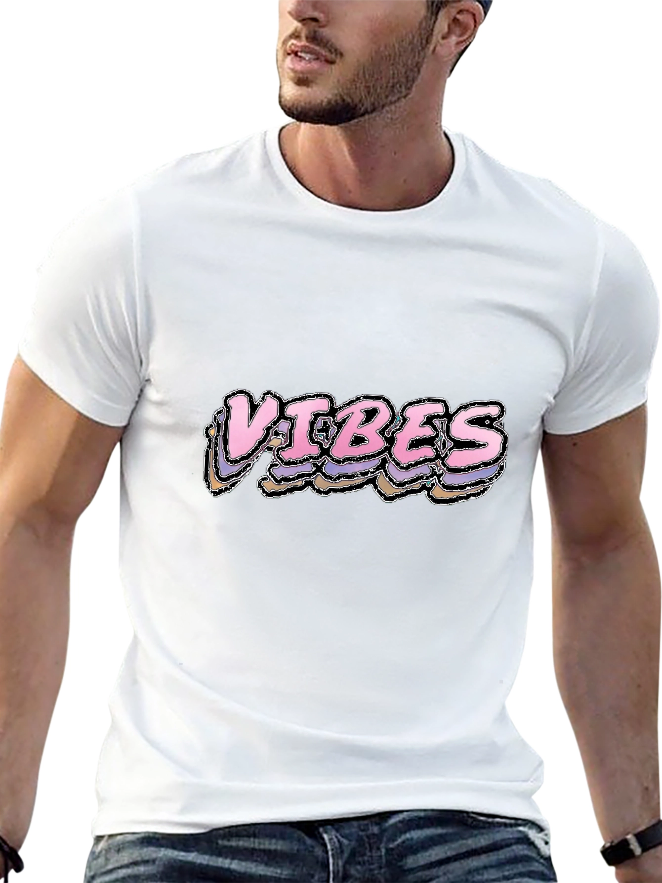Black Vibes Graphic T-Shirt - Stylish Comfort view 13