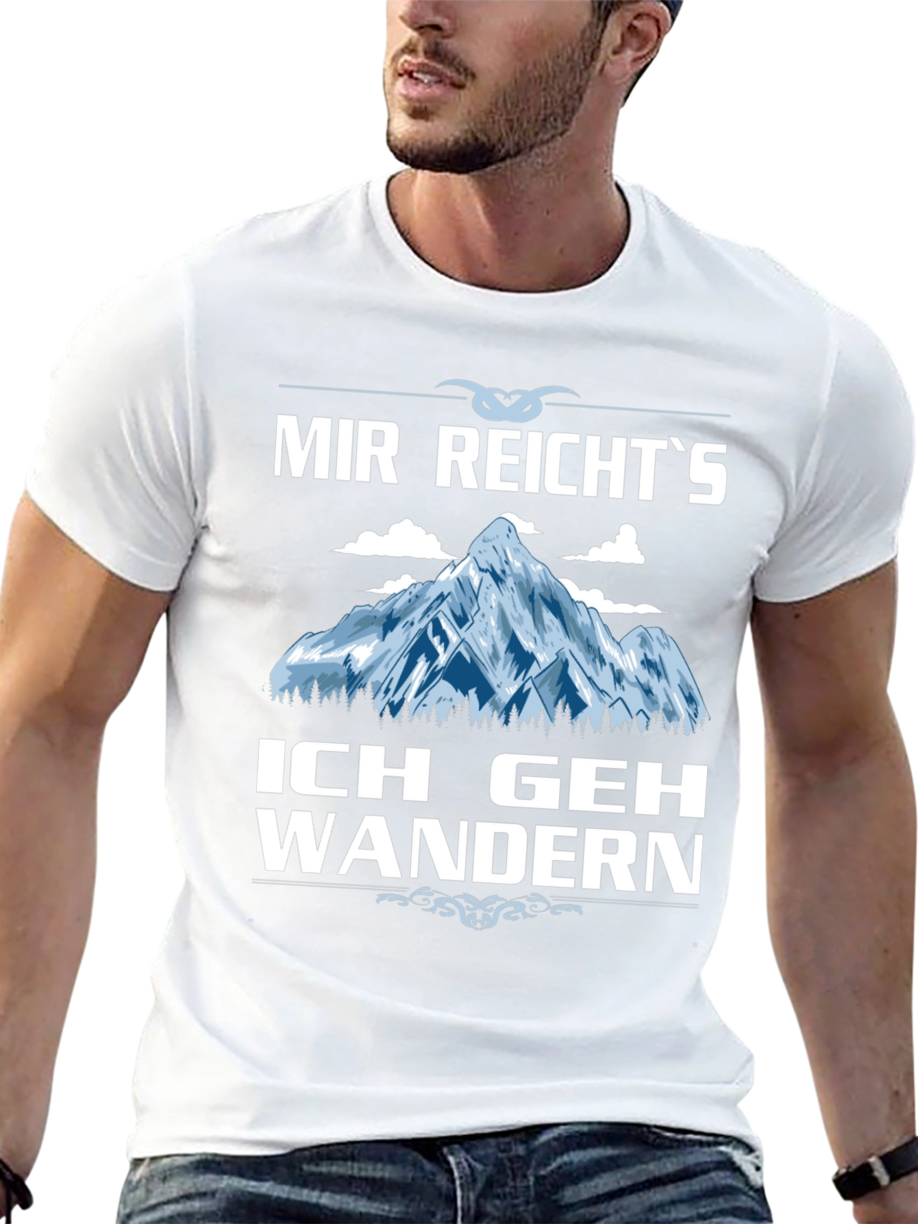 Black Hiking T-Shirt - Mir Reicht's Ich Geh Wandern view 13