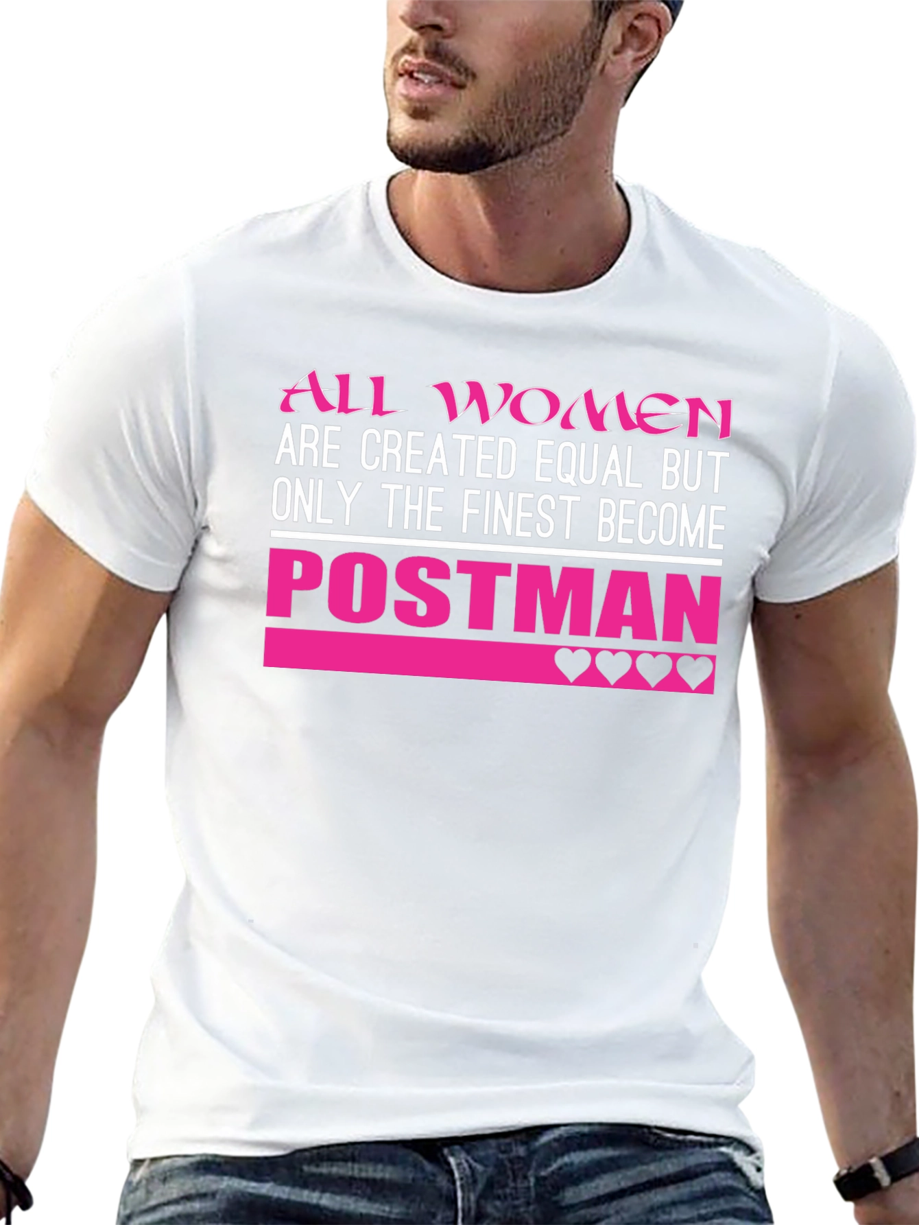 Black Finest Women Postman T-Shirt - Black view 13