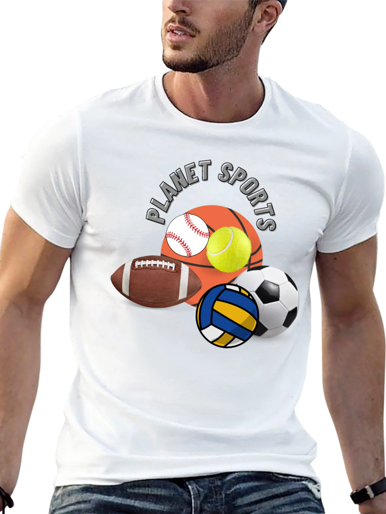 Black Planet Sports Black Graphic T-Shirt view 13