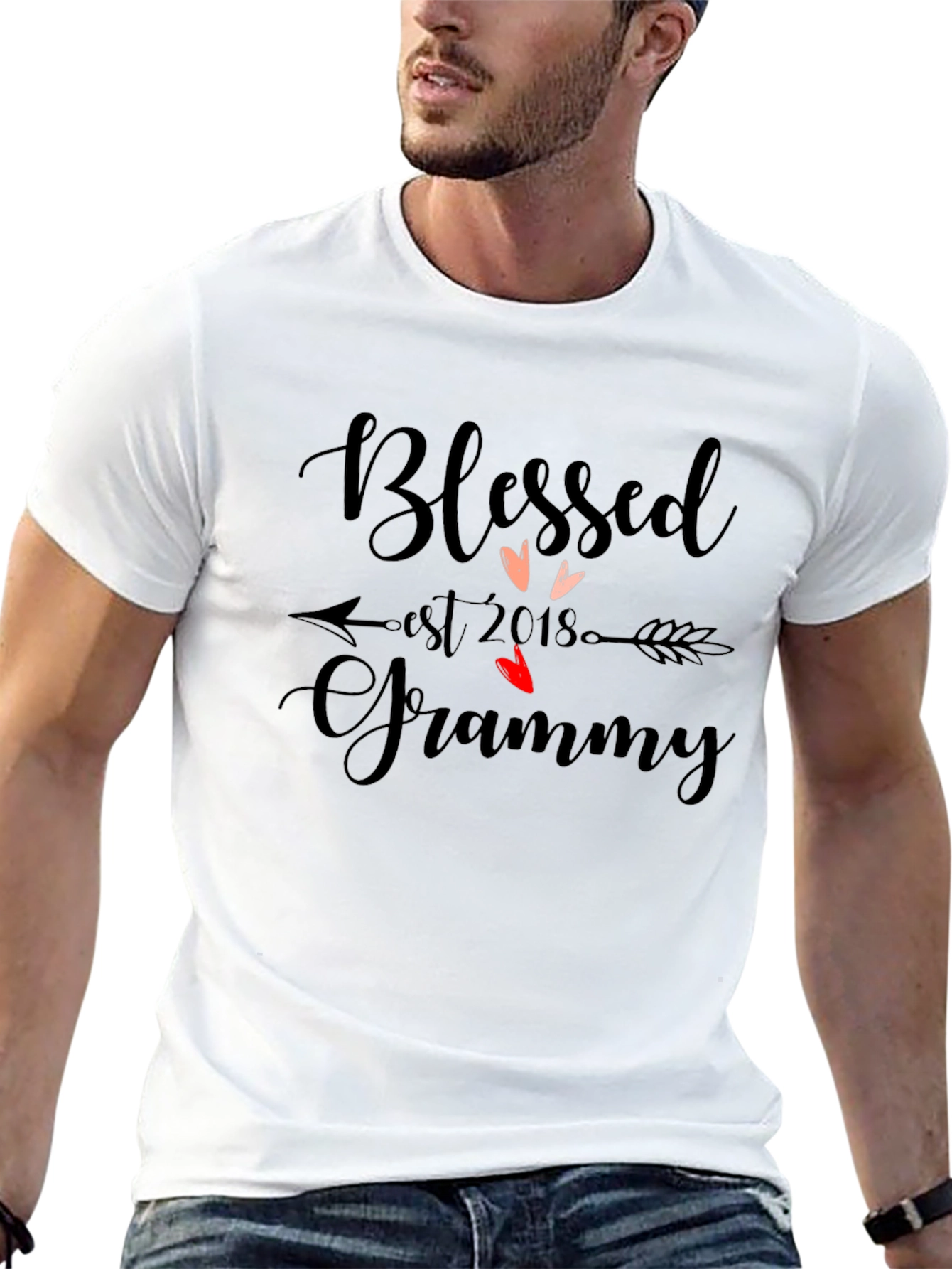 Black Blessed Grammy Est. 2018 Graphic Tee view 13