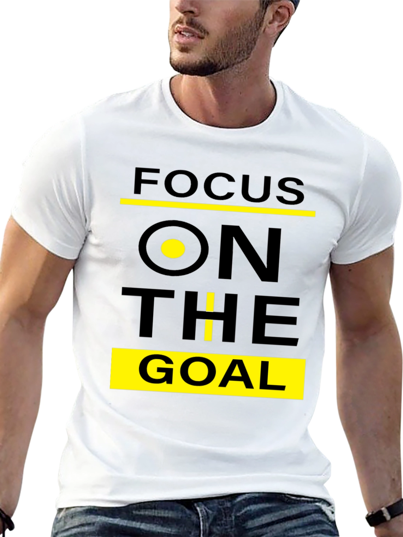 Black Focus On The Goal Black T-Shirt view 13