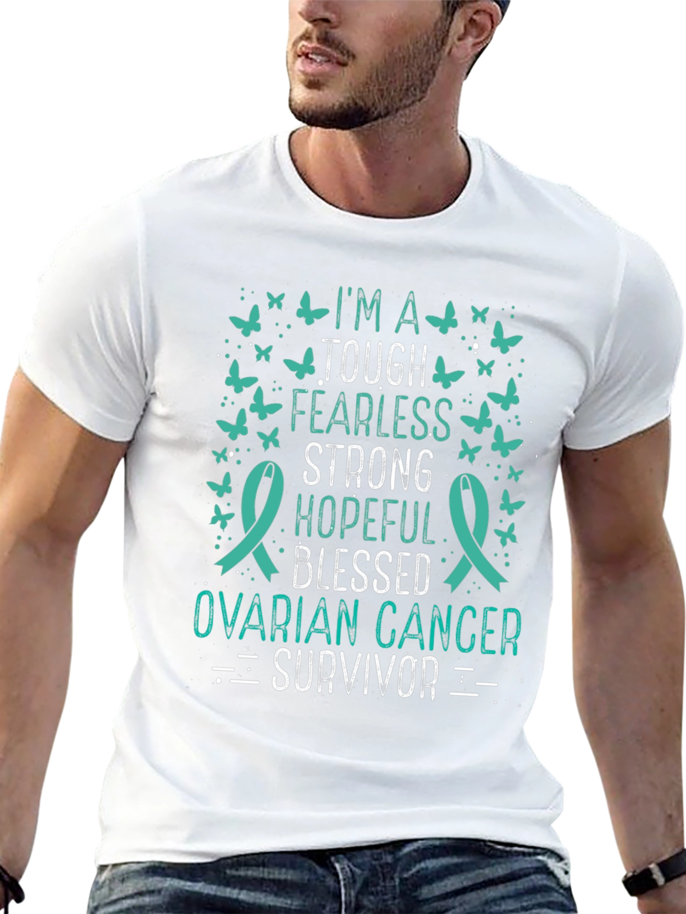 Ovarian Cancer Survivor Graphic Tee - 13