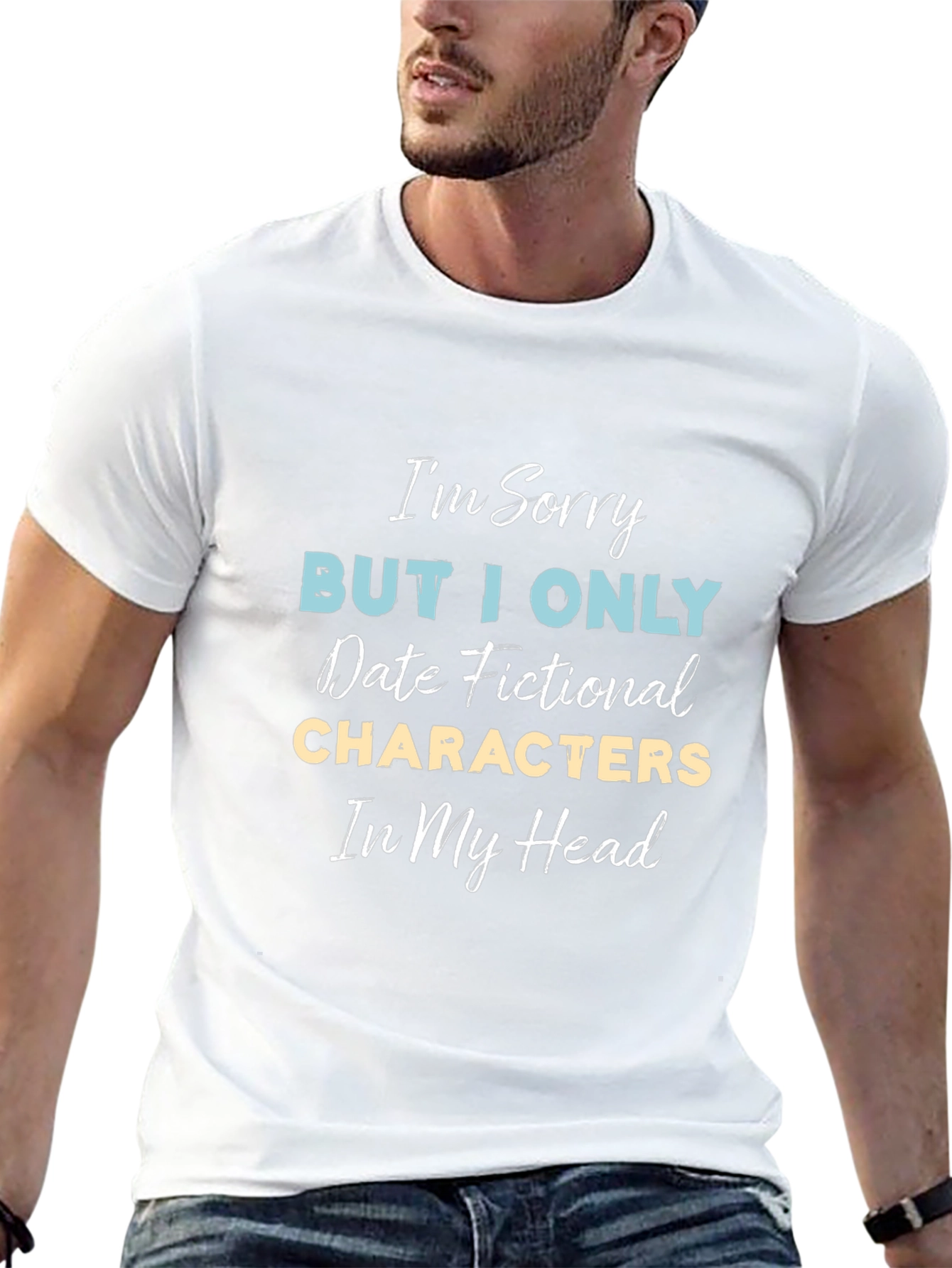 Black Fictional Characters T-Shirt - Novelty Dating Tee view 13