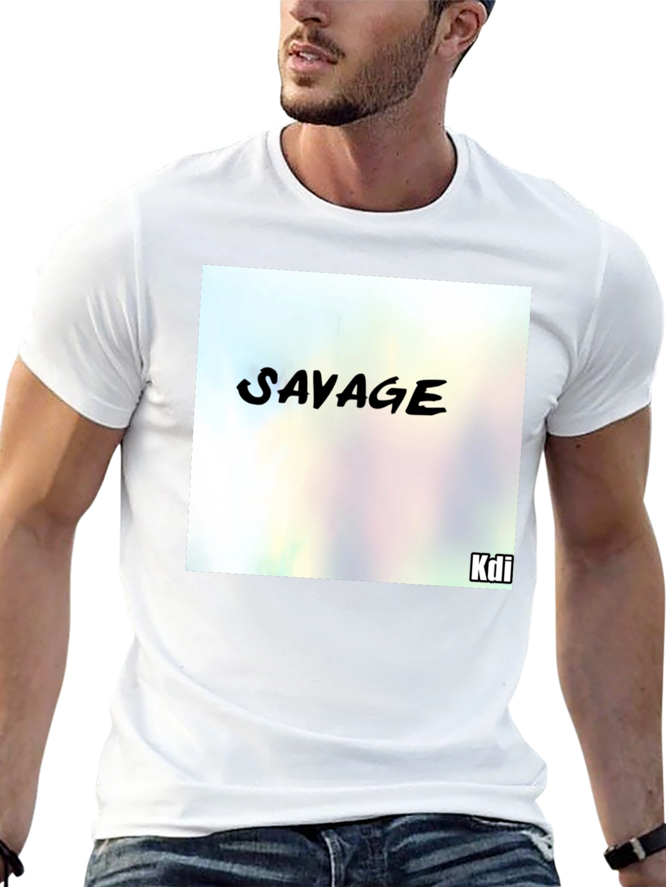 Black Savage Graphic T-Shirt - Trendy Streetwear view 13