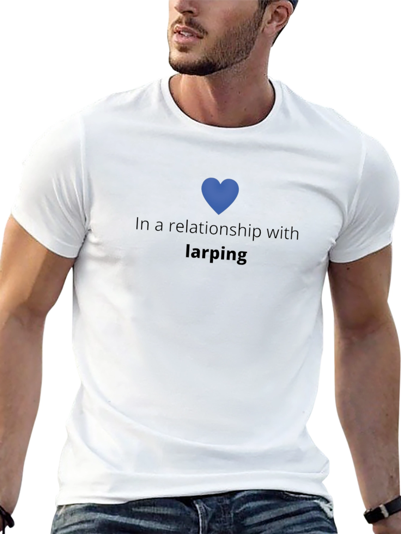 Black Larping Relationship T-Shirt - Novelty Tee view 13