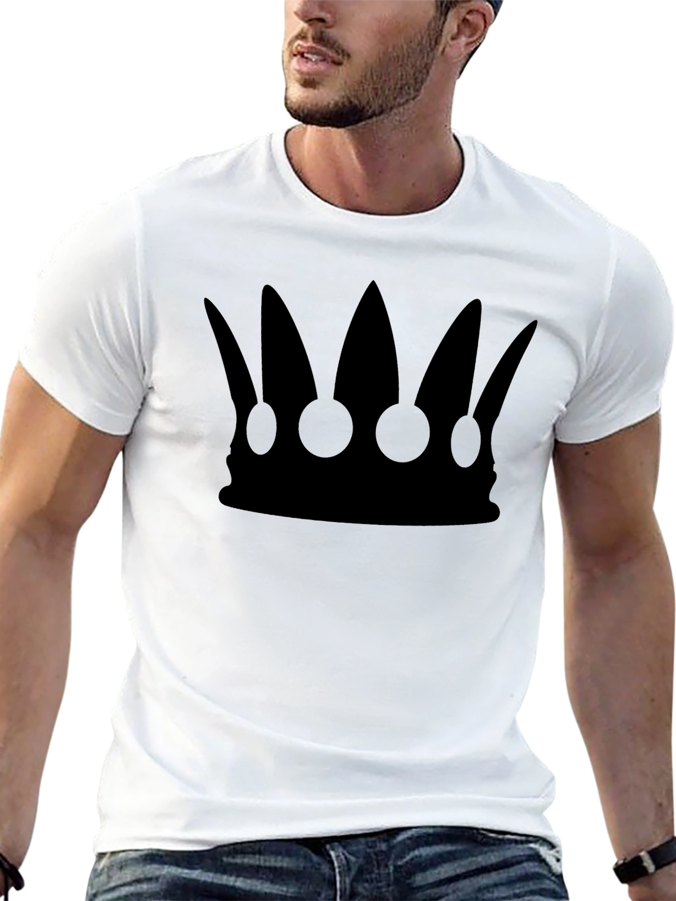 Black Crown Graphic Tee - Black view 13