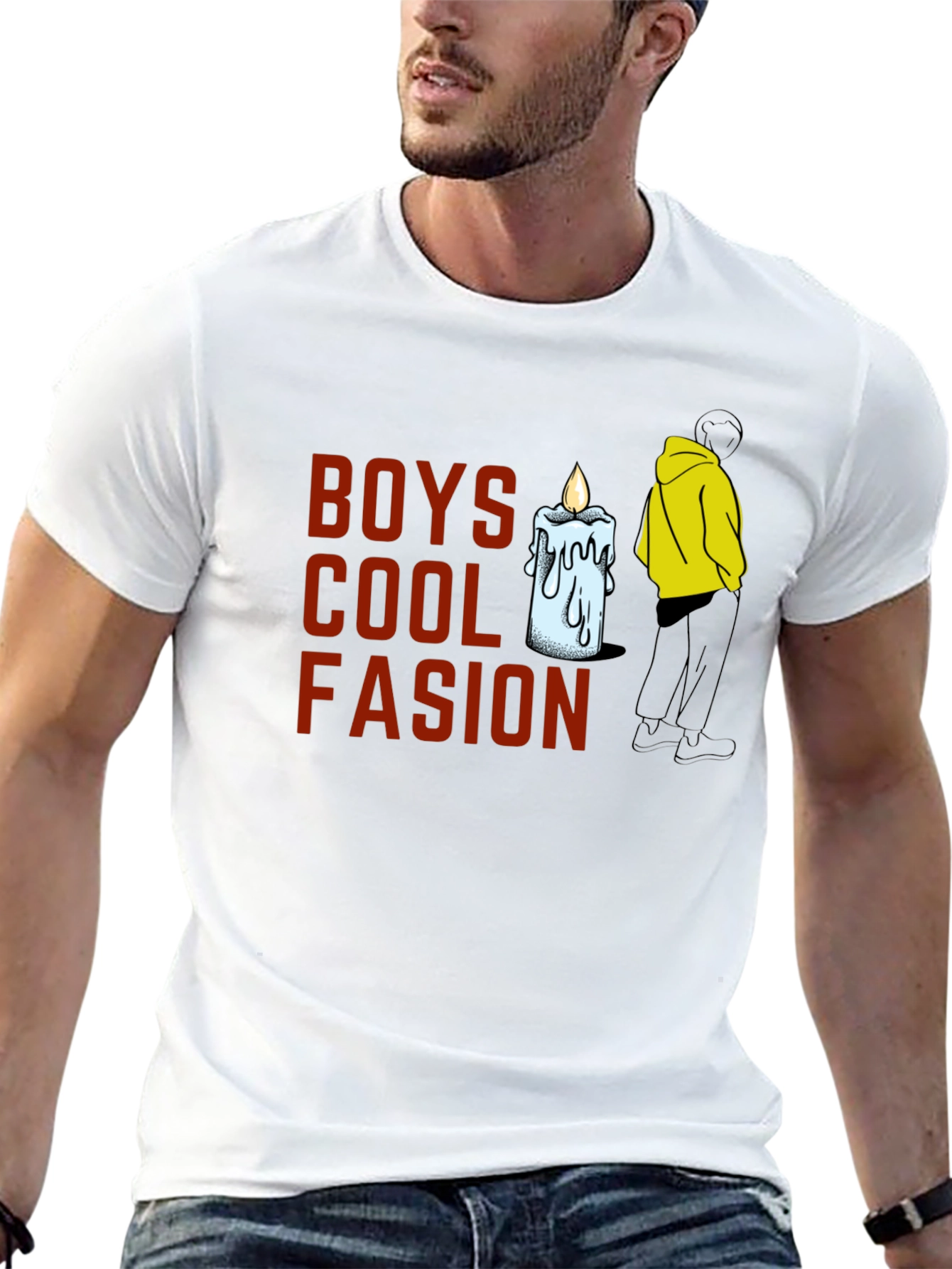 Black Boys Cool Fashion Graphic T-Shirt view 13