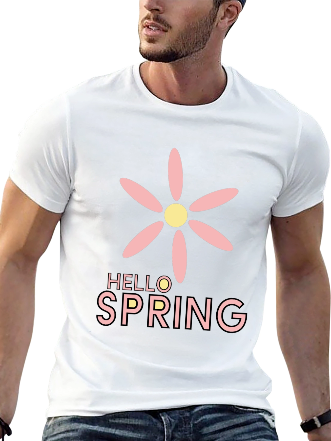 Hello Spring Graphic T-Shirt - 13