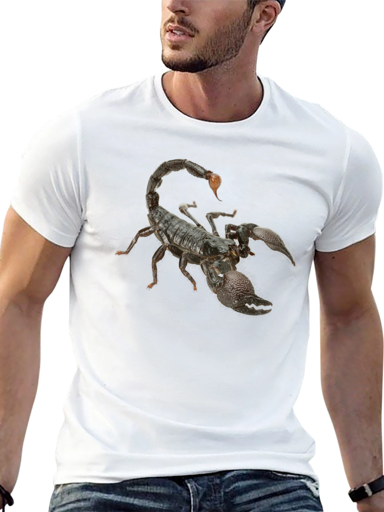 Black Scorpion Graphic Black T-Shirt view 13