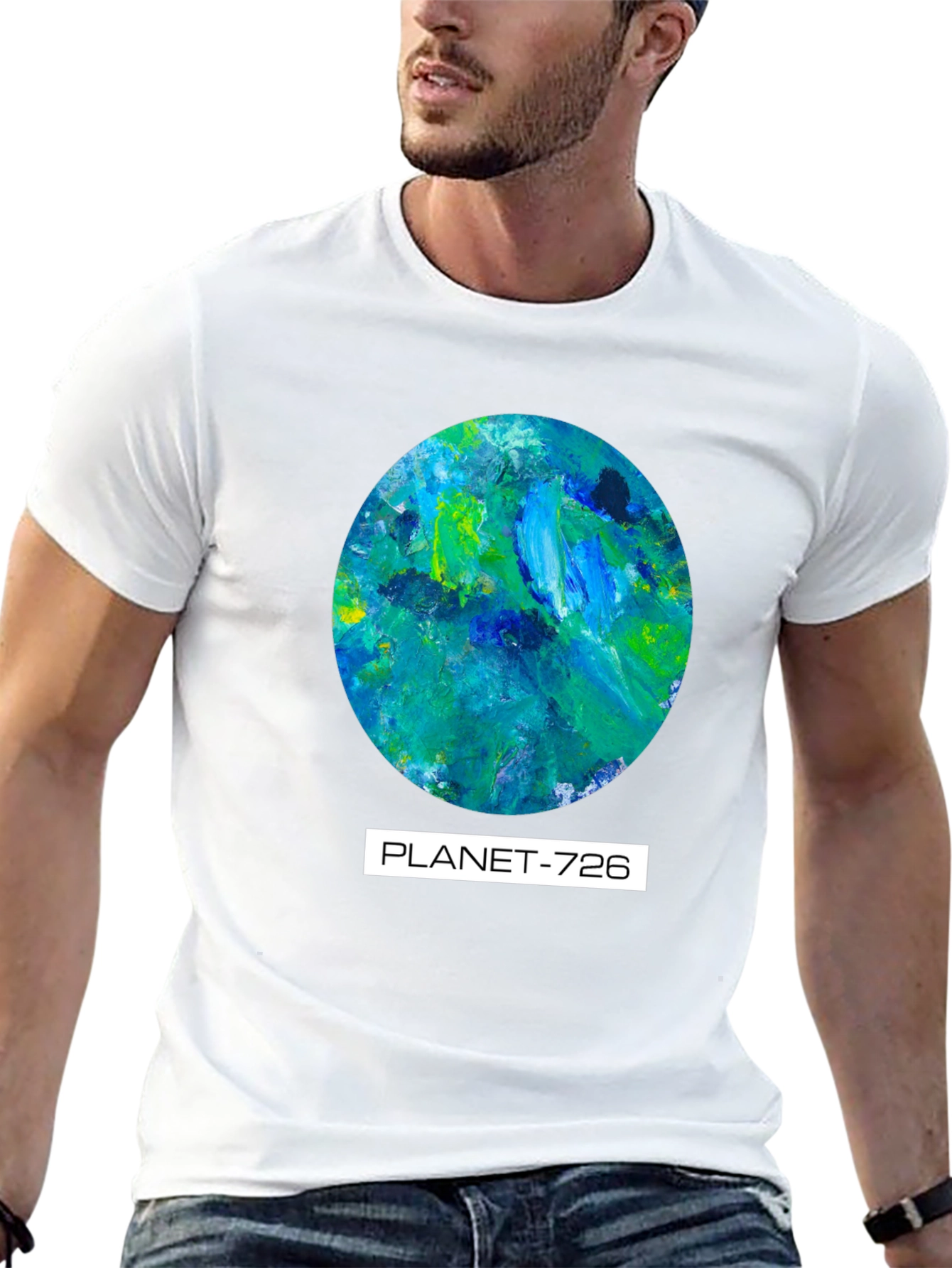 Black Planet-726 Graphic Tee - Unique Artistic Design view 13