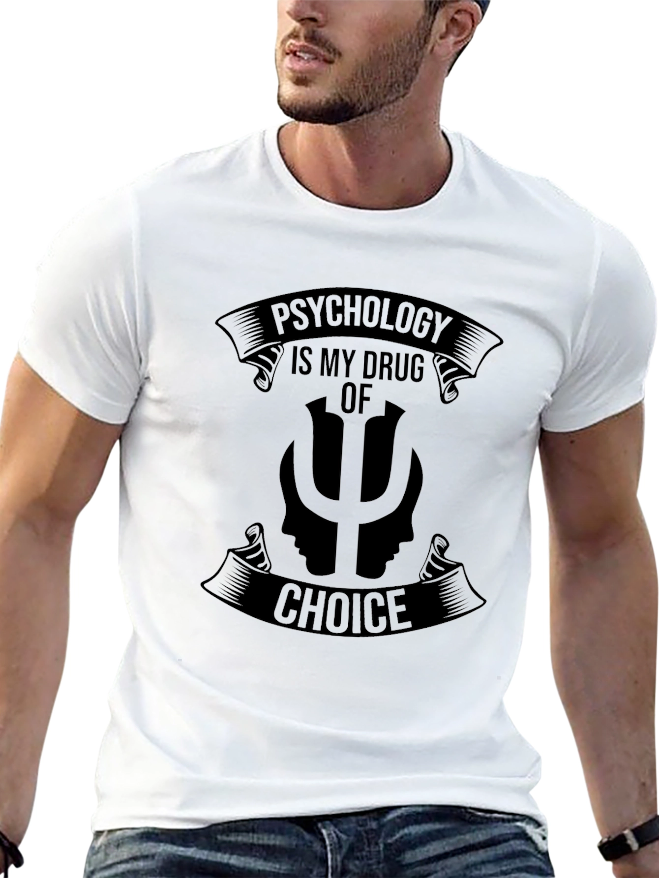 Black Psychology is My Drug of Choice T-Shirt view 13