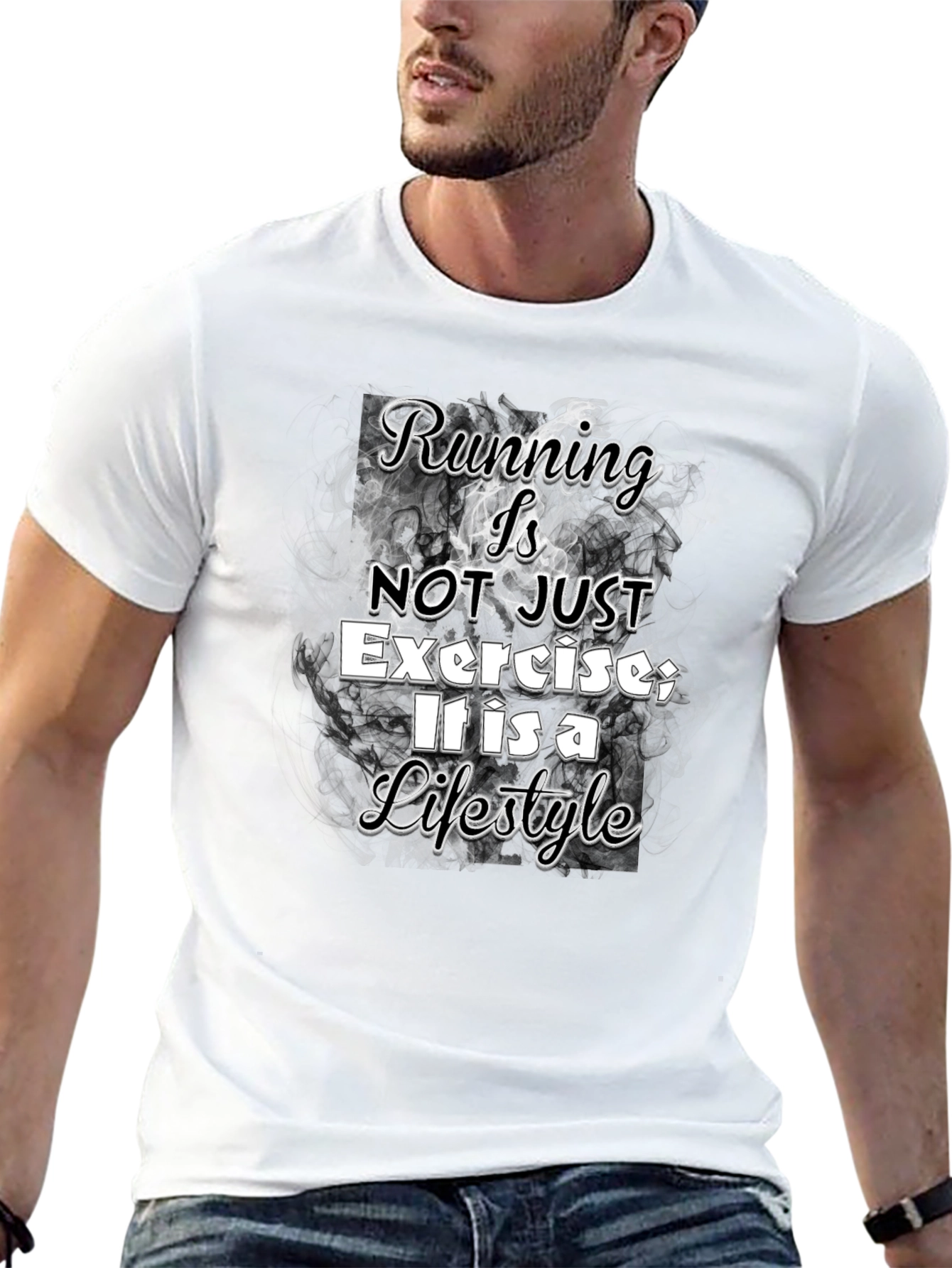 Running is a Lifestyle Graphic Tee - 13