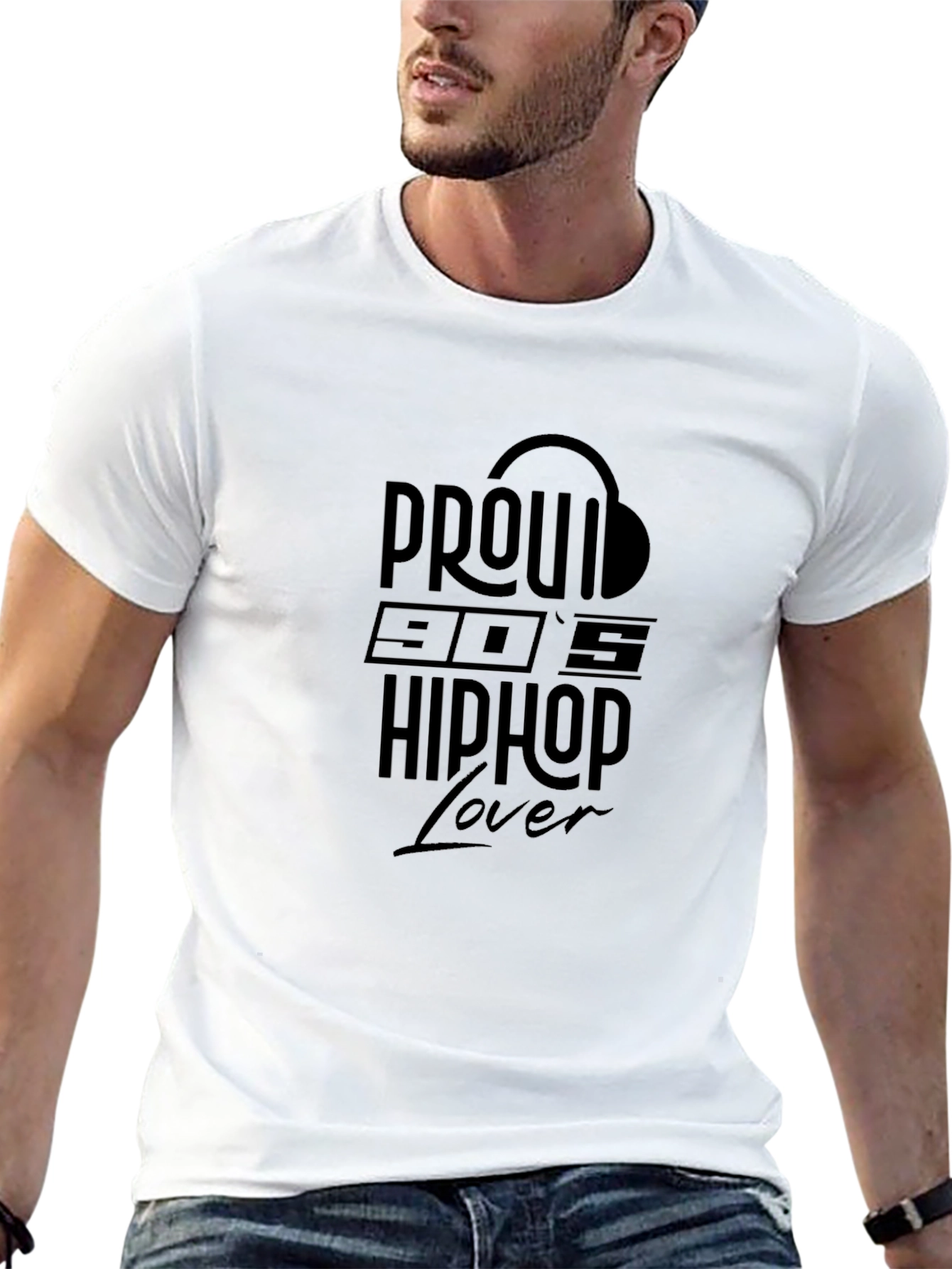 Black Proud 90's Hip Hop Lover T-Shirt view 13