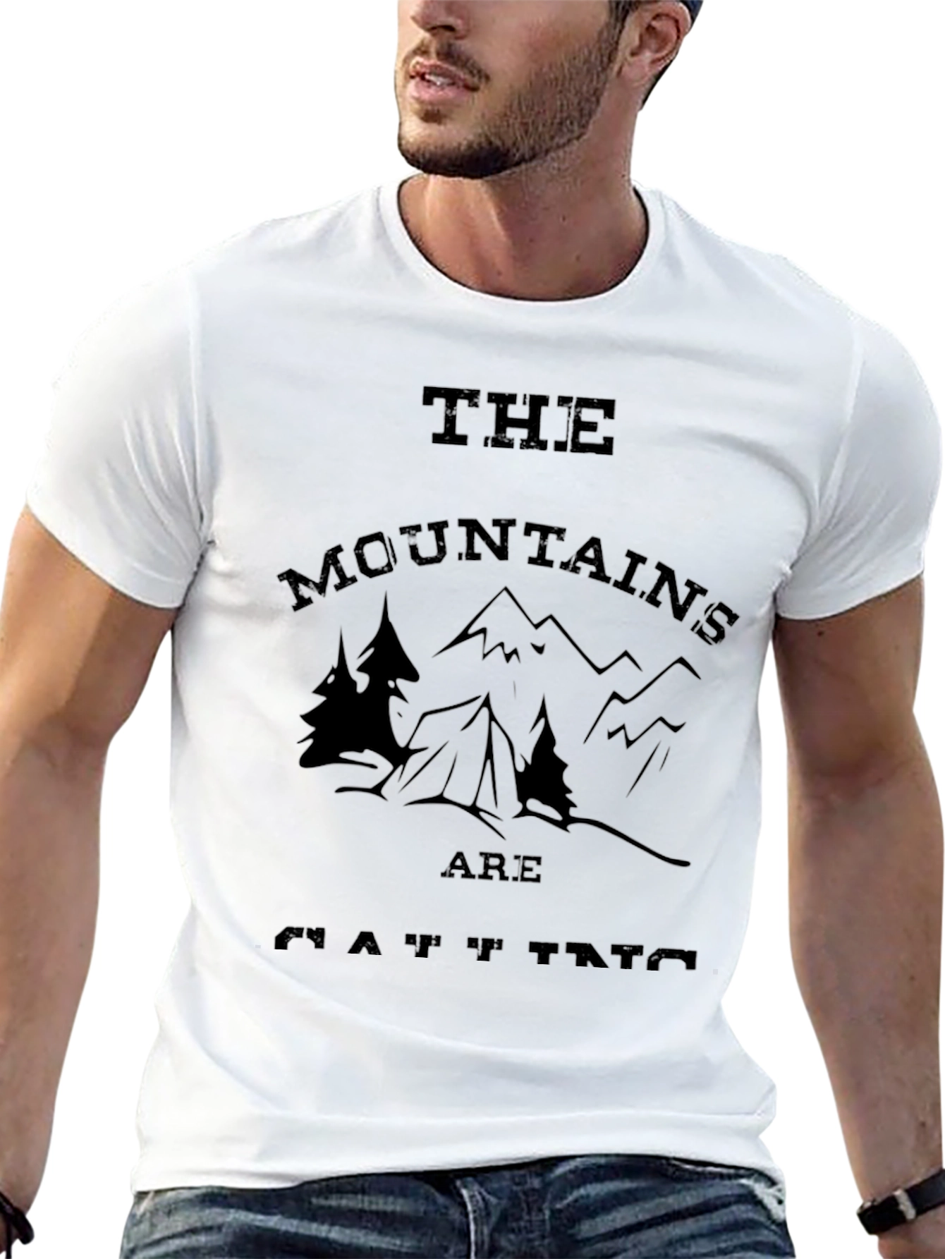 Black Mountains Are Calling Black T-Shirt view 13