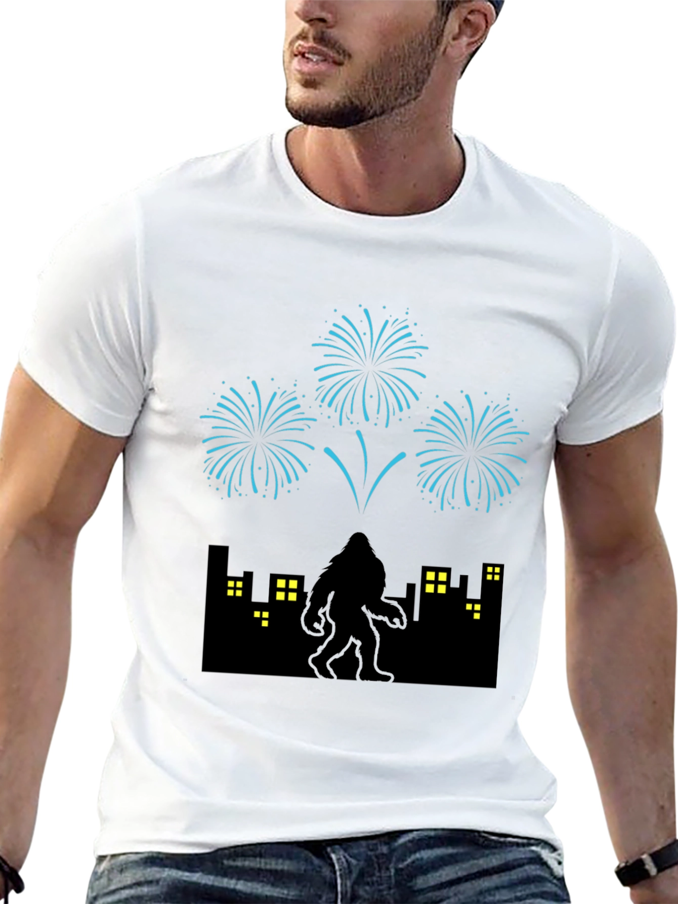Sasquatch City Fireworks Men's T-Shirt - 13